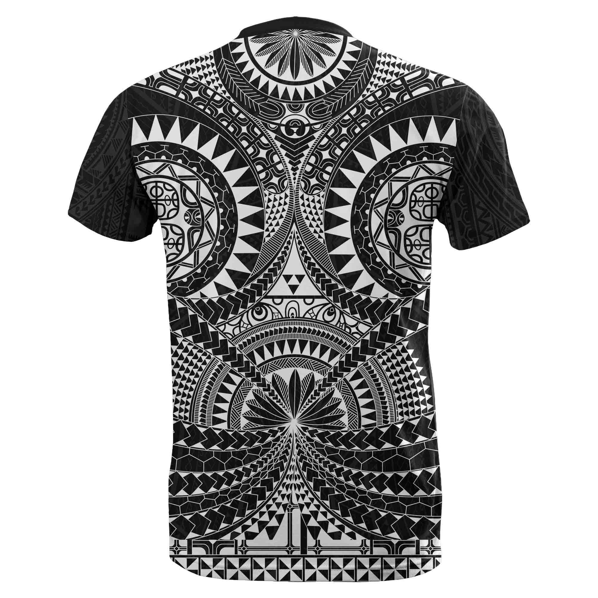 Polynesian Tattoo T shirt White - Vibe Hoodie Shop