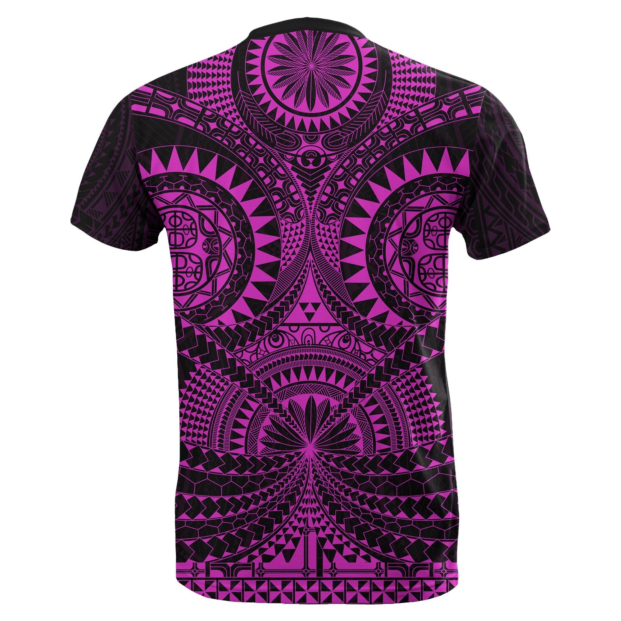 Polynesian Tattoo T shirt Purple - Vibe Hoodie Shop