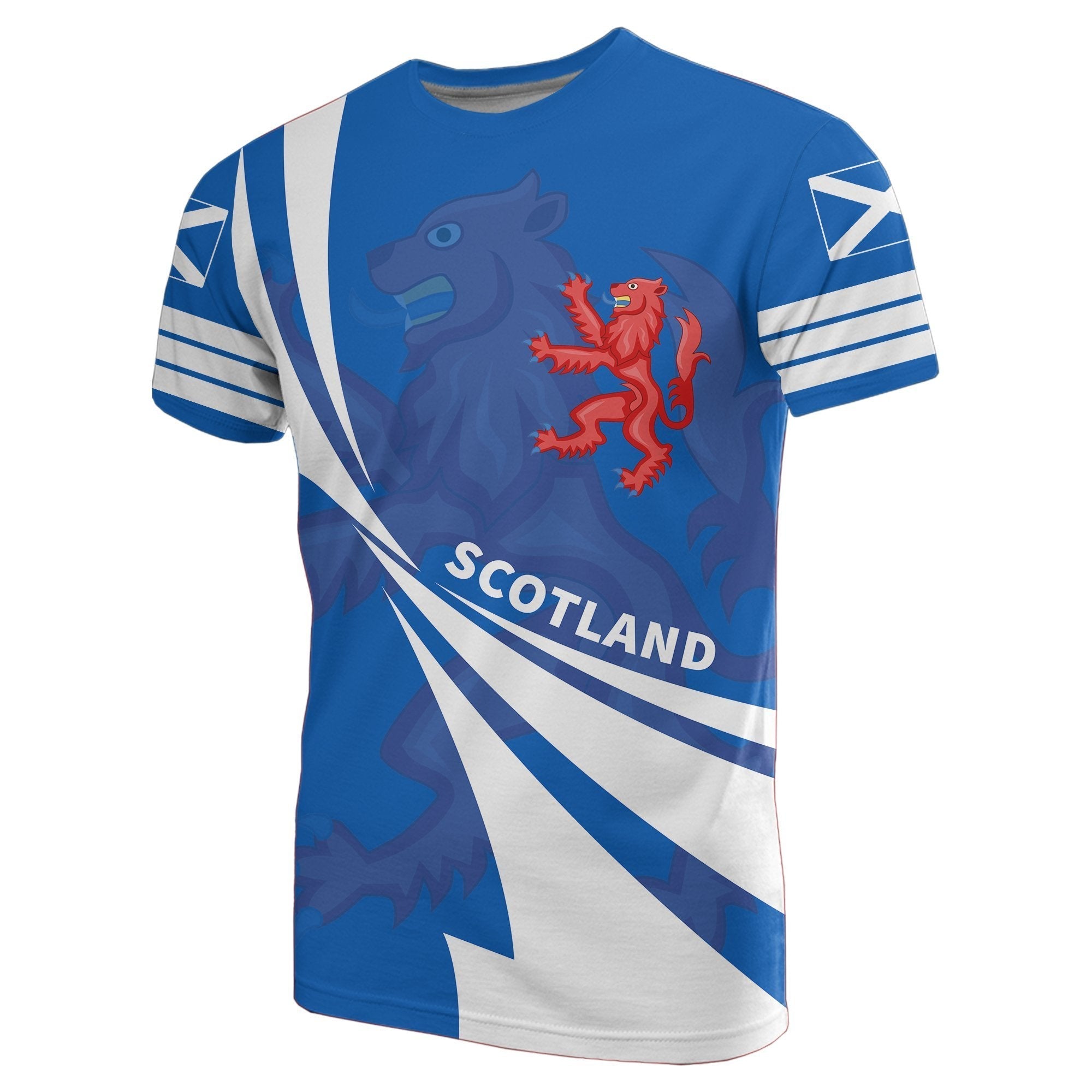 Scotland T shirt Flag Doma Style - Vibe Hoodie Shop