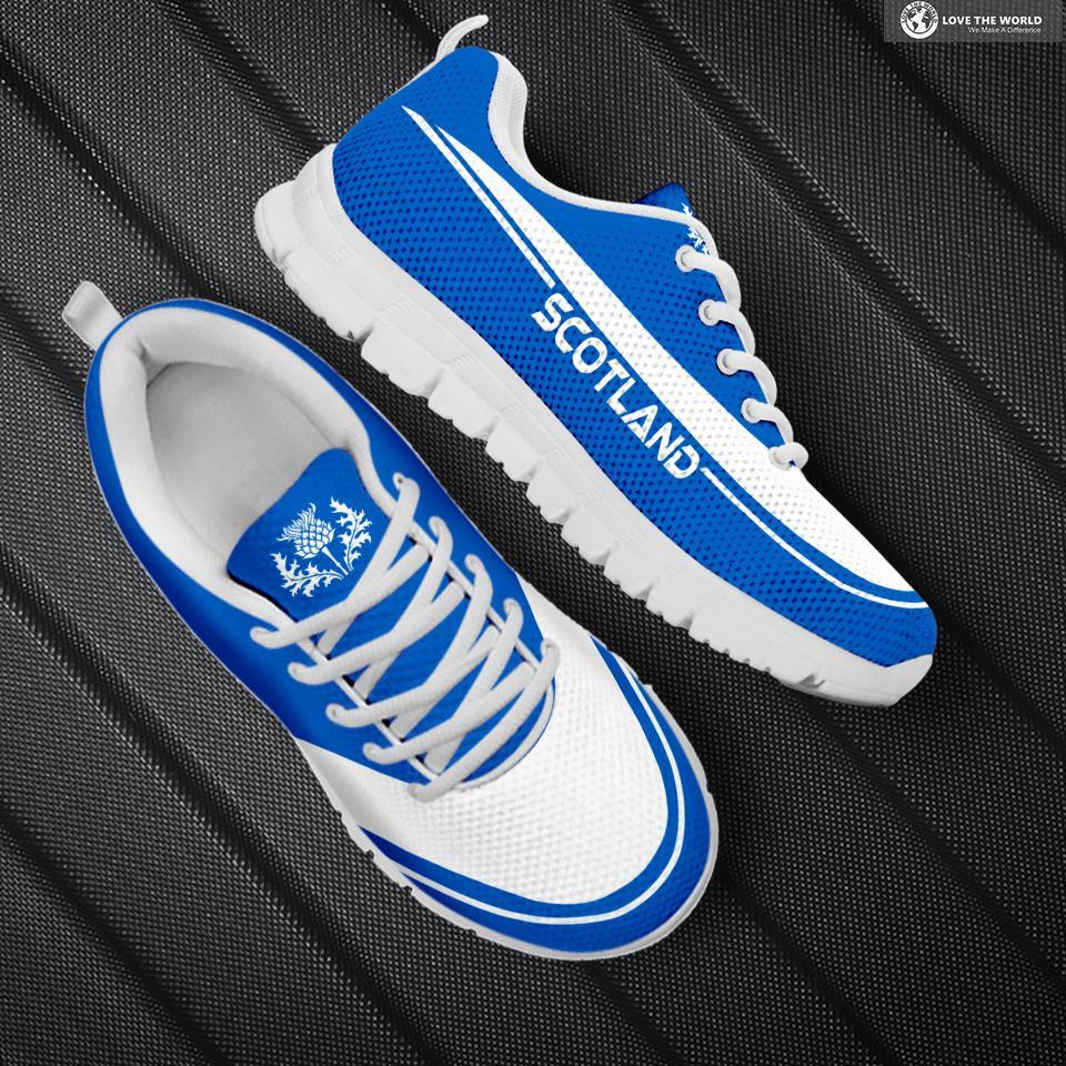 Scotland Flag Sneakers - Vibe Hoodie Shop