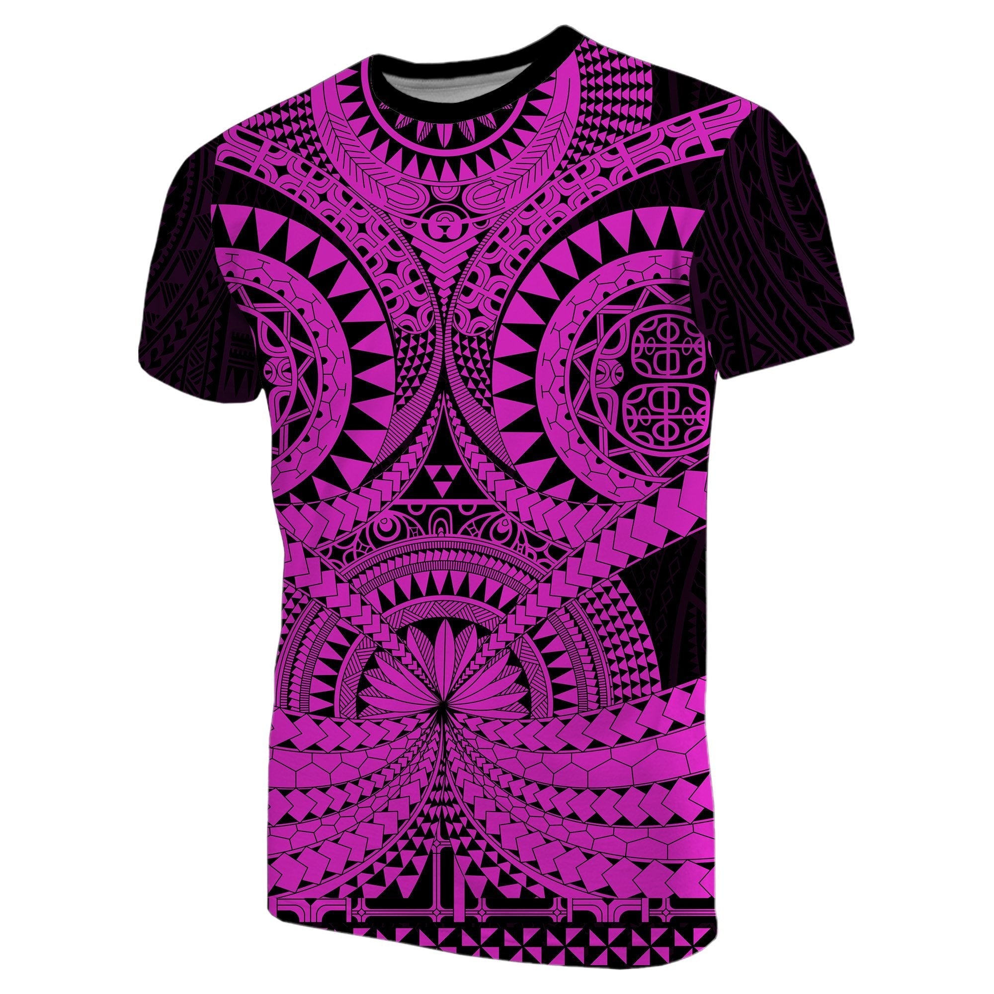 Polynesian Tattoo T shirt Purple 2 - Vibe Hoodie Shop