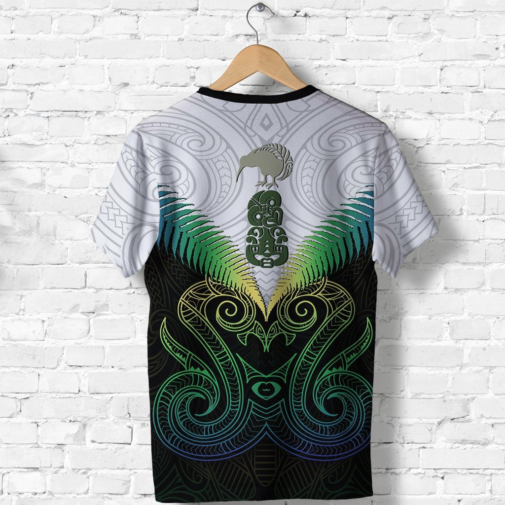 Maori Manaia New Zealand T shirt Rasta - Vibe Hoodie Shop