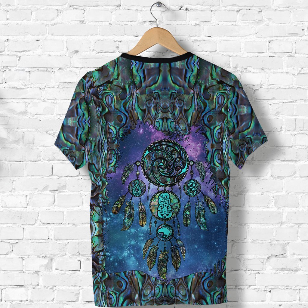 New Zealand Paua Shell Dreamcatcher T shirt - Vibe Hoodie Shop