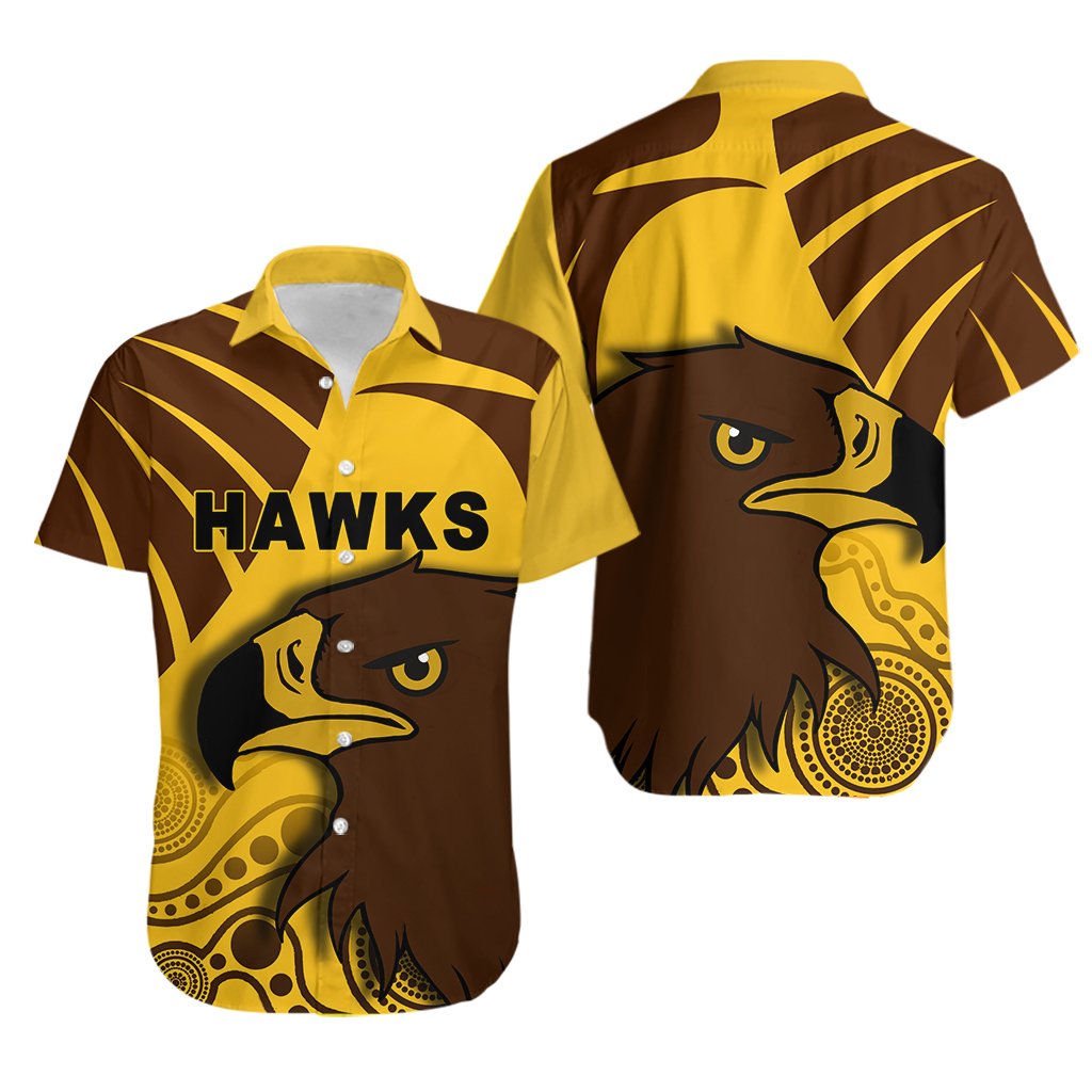 Hawks Hawaiian Shirt - Vibe Hoodie Shop