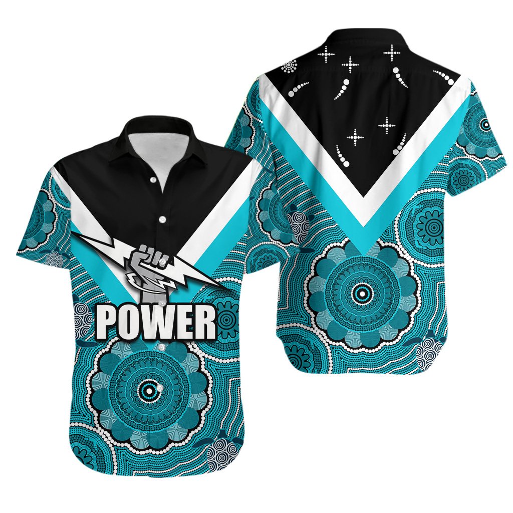 Port Adelaide Hawaiian Shirt Power - Vibe Hoodie Shop