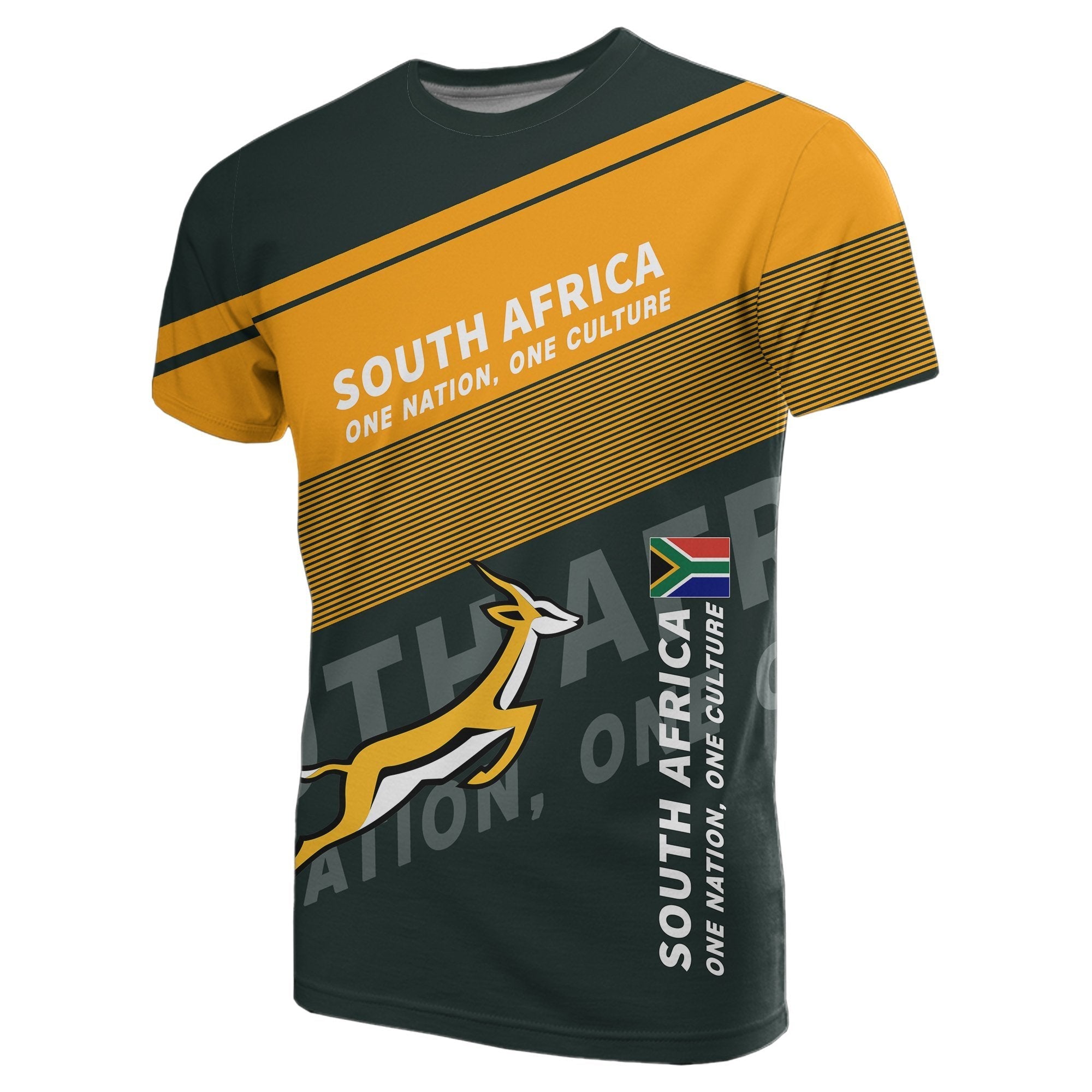 South Africa T shirt Flag Motto - Limited Style - Vibe Hoodie Shop