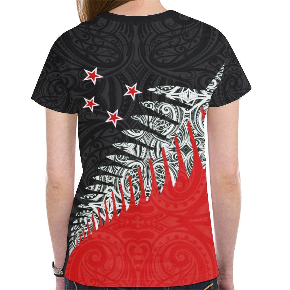 New Zealand Shirt, Maori Silver Fern T shirts - Vibe Hoodie Shop