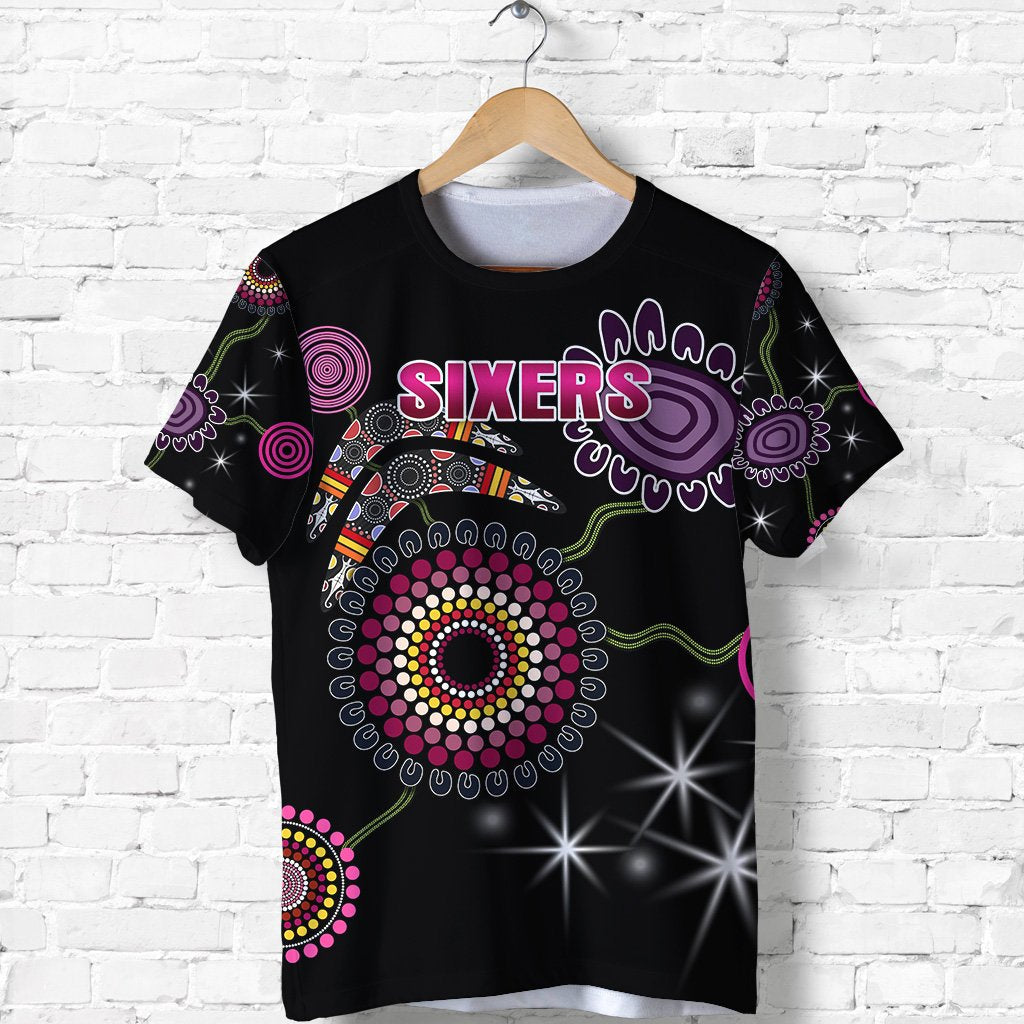 Sydney T shirt Sixers Indigenous - Black - Vibe Hoodie Shop