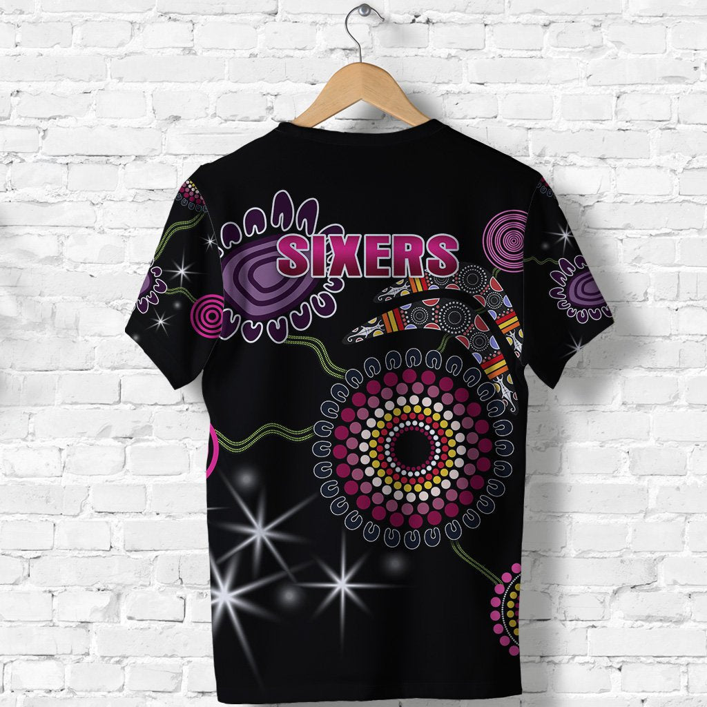 Sydney T shirt Sixers Indigenous - Black - Vibe Hoodie Shop