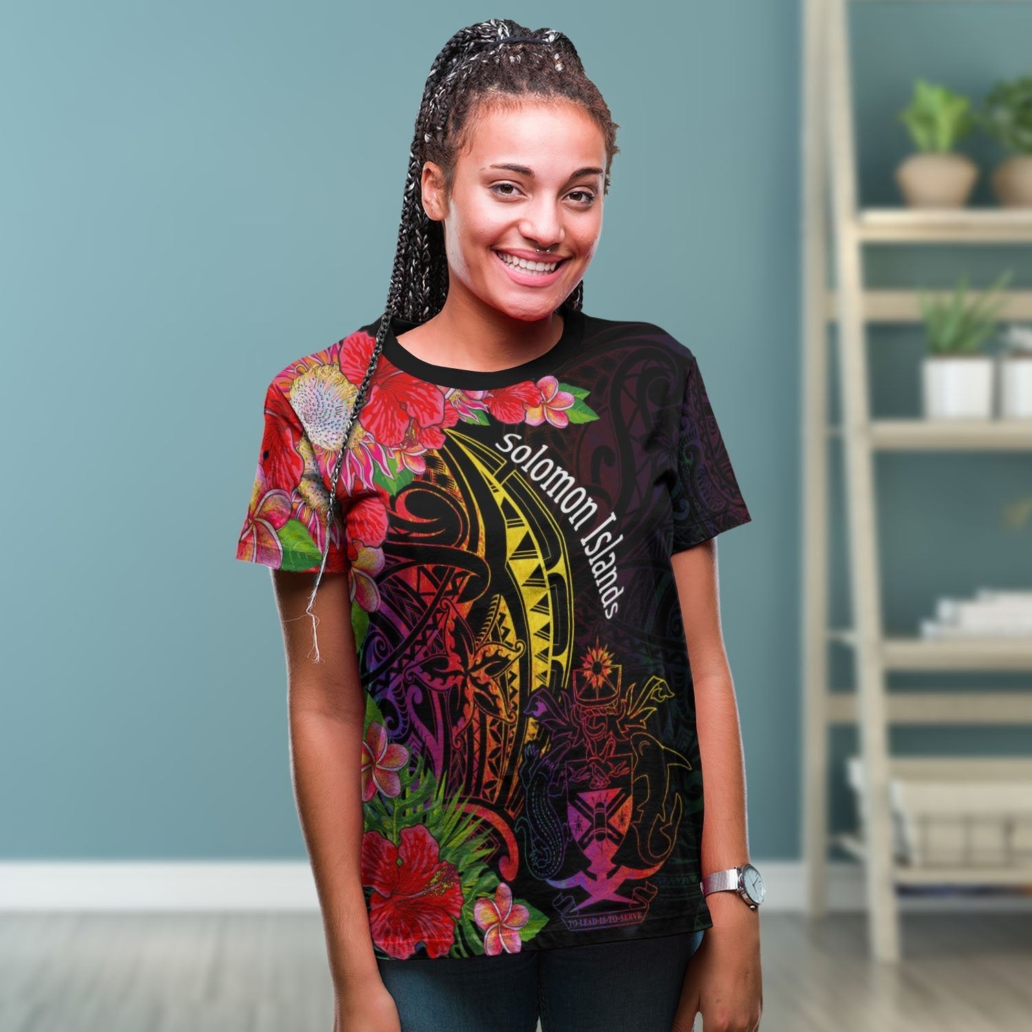 Solomon Islands T shirt - Tropical Hippie Style - Vibe Hoodie Shop