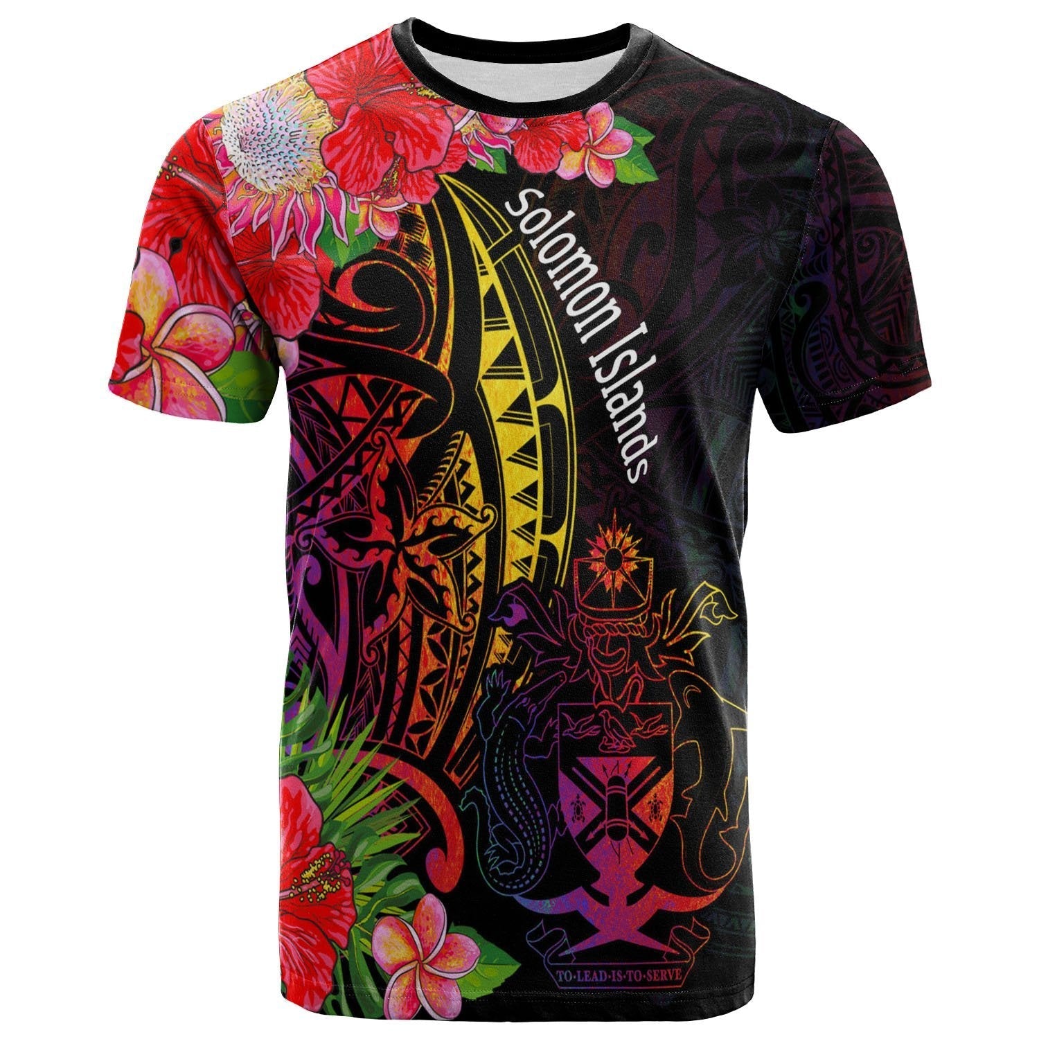 Solomon Islands T shirt - Tropical Hippie Style - Vibe Hoodie Shop