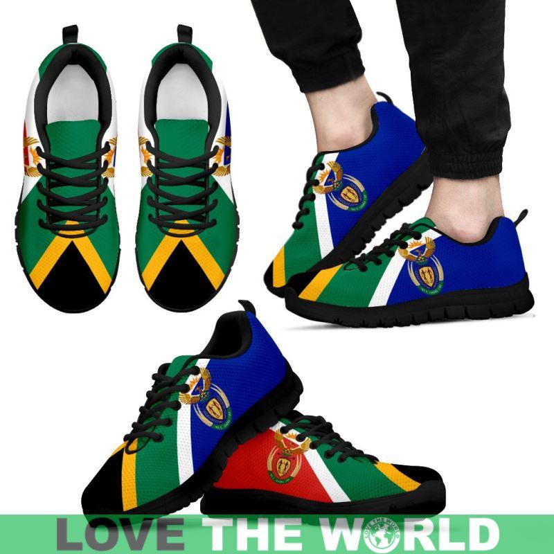 South Africa Coat Of Arms Sneakers - Vibe Hoodie Shop