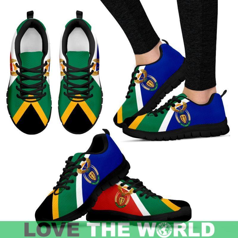 South Africa Coat Of Arms Sneakers - Vibe Hoodie Shop