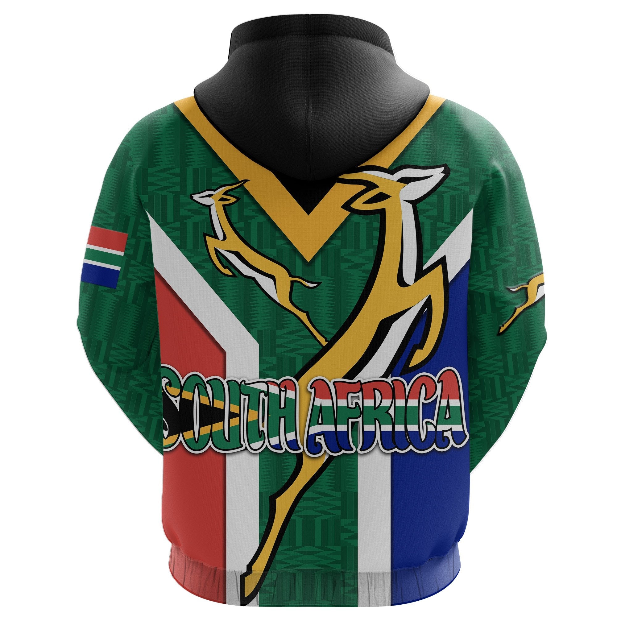 South Africa Hoodie Springboks Rugby Be Proud - Vibe Hoodie Shop