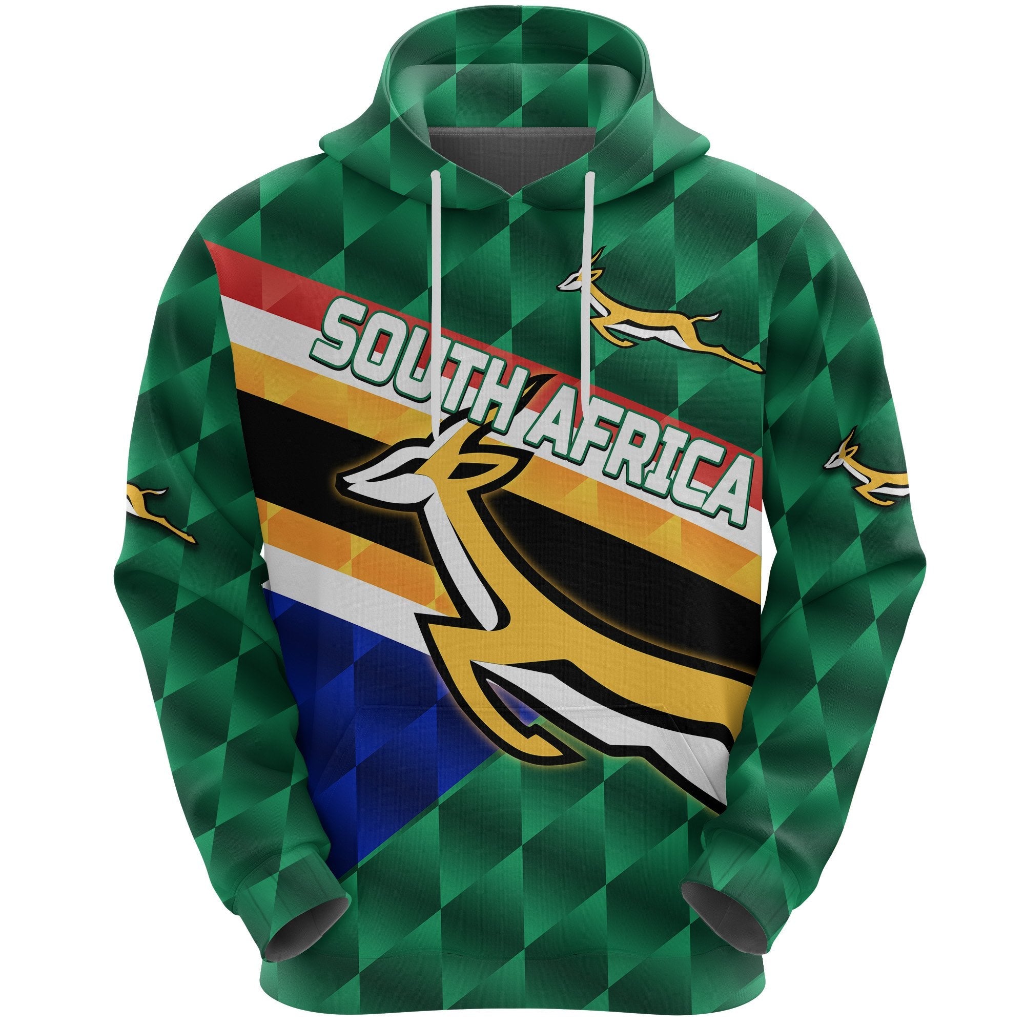 South Africa Hoodie Springboks Rugby Sporty Style - Vibe Hoodie Shop