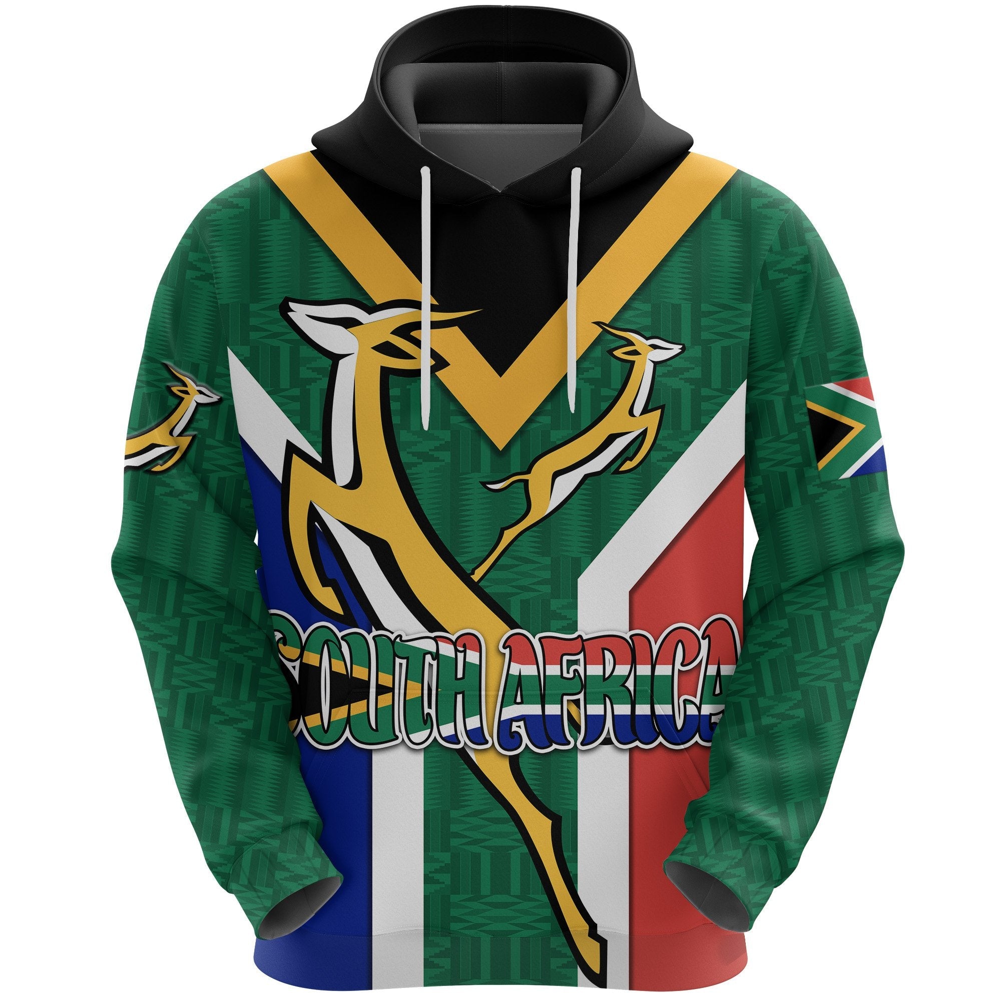 South Africa Hoodie Springboks Rugby Be Proud - Vibe Hoodie Shop