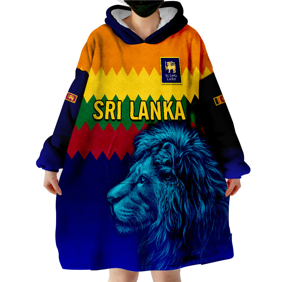 Sri Lanka The Lions Cricket Wearable Blanket Hoodie - Vibe Hoodie Shop