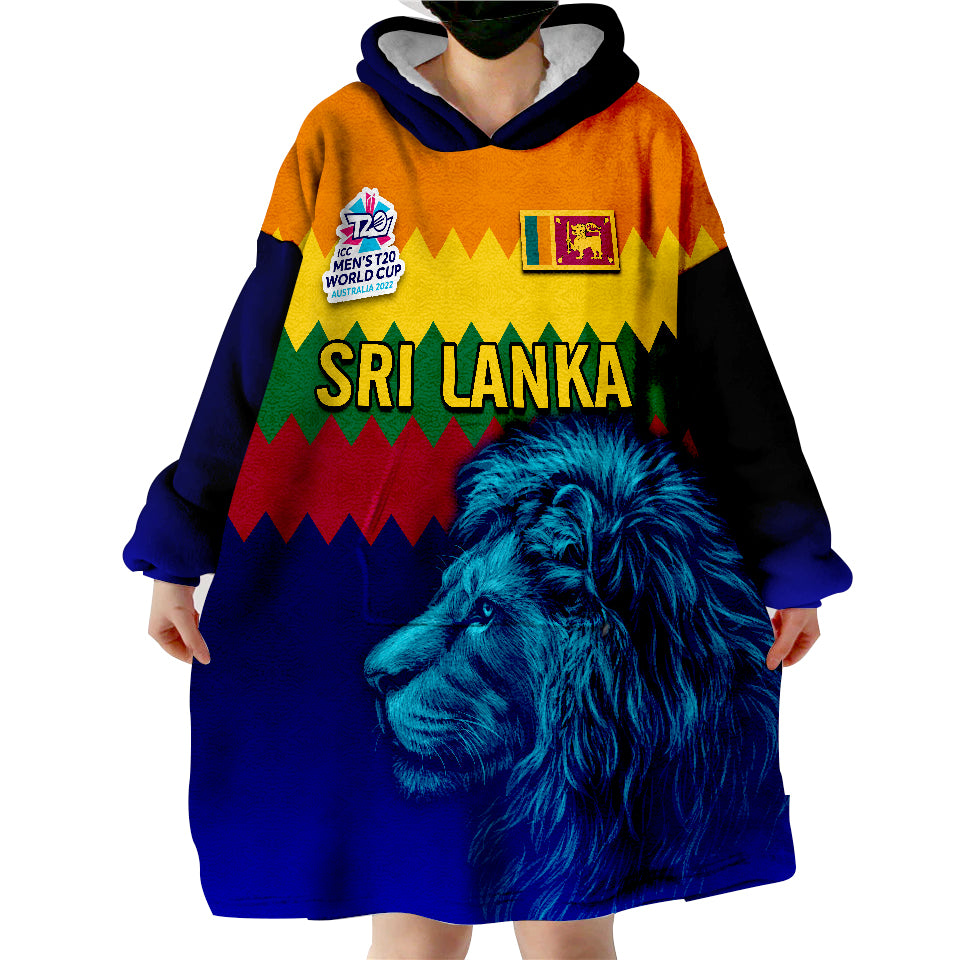 Sri Lanka The Lions Cricket Men's T20 World Cup Wearable Blanket Hoodie - Vibe Hoodie Shop