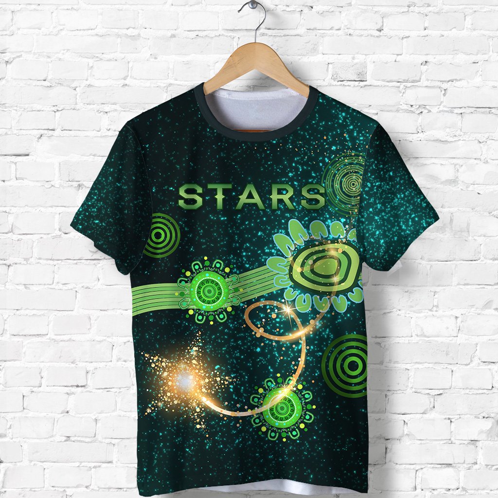 Melbourne Galaxy T shirt Stars Indigenous - Vibe Hoodie Shop