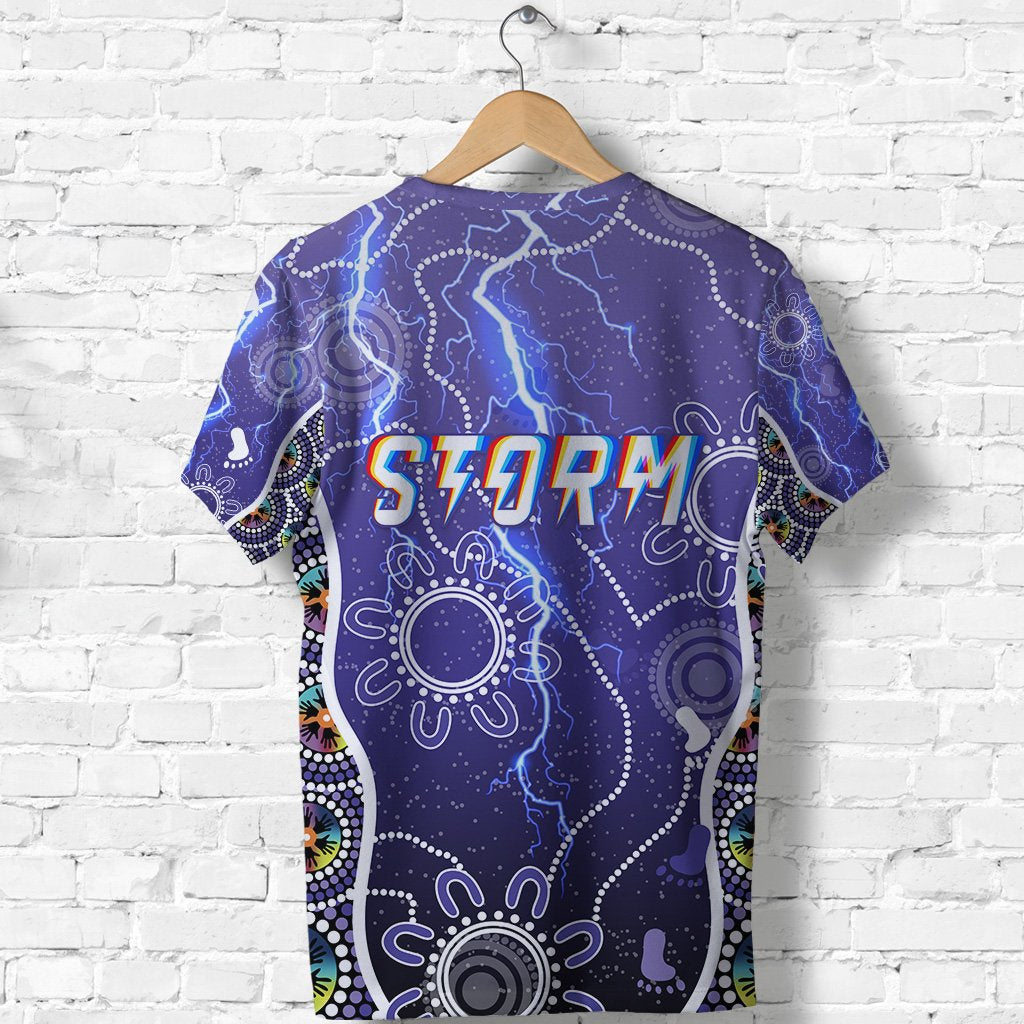 Melbourne Storm T shirt Unique Indigenous - Vibe Hoodie Shop