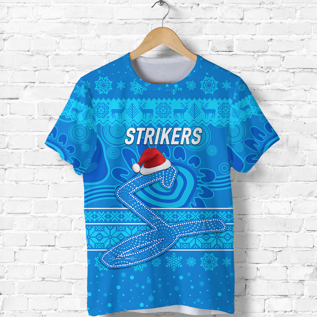 (Custom Personalised) Adelaide Strikers T shirt Christmas Simple Style - Vibe Hoodie Shop