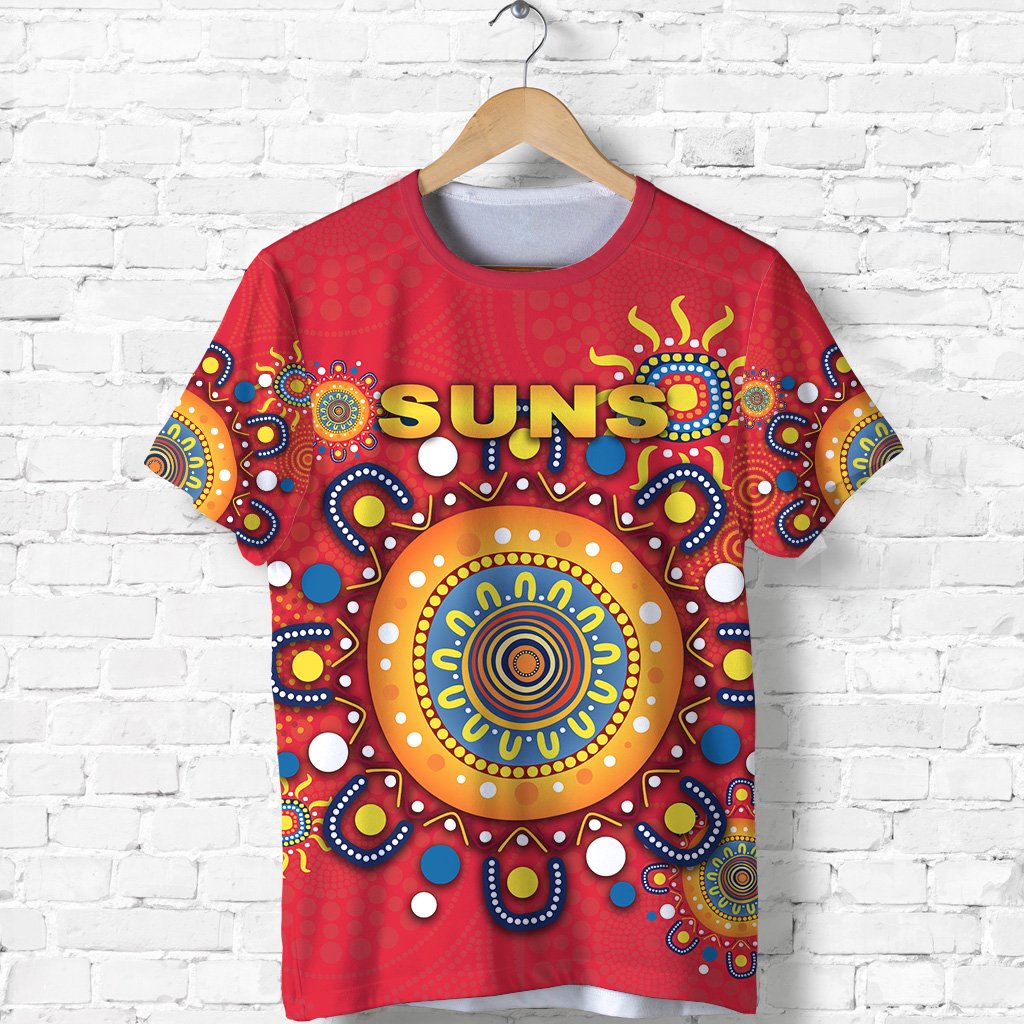 Gold Coast T shirt Suns Indigenous - Vibe Hoodie Shop