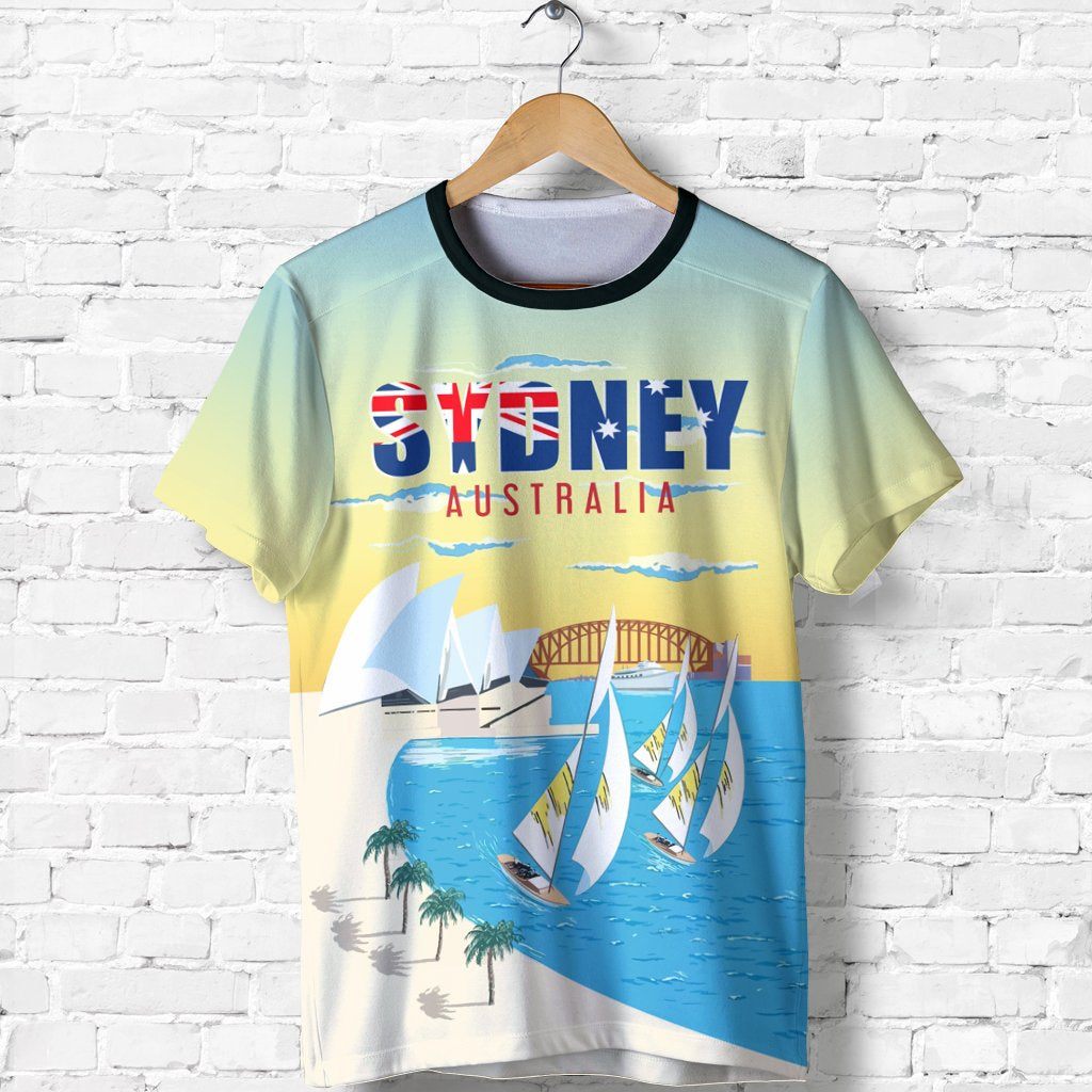 T shirt - Sydney Opera T shirt Sailing - Unisex - Vibe Hoodie Shop