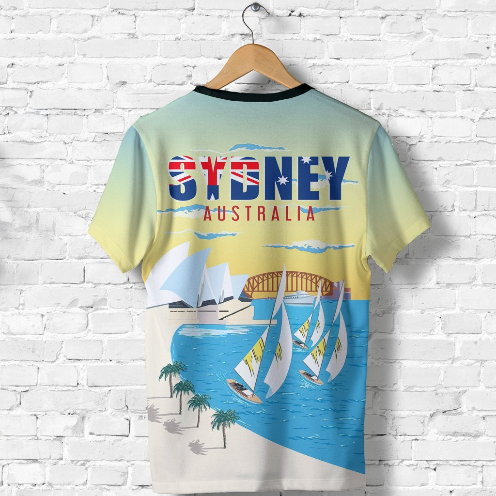 T shirt - Sydney Opera T shirt Sailing - Unisex - Vibe Hoodie Shop