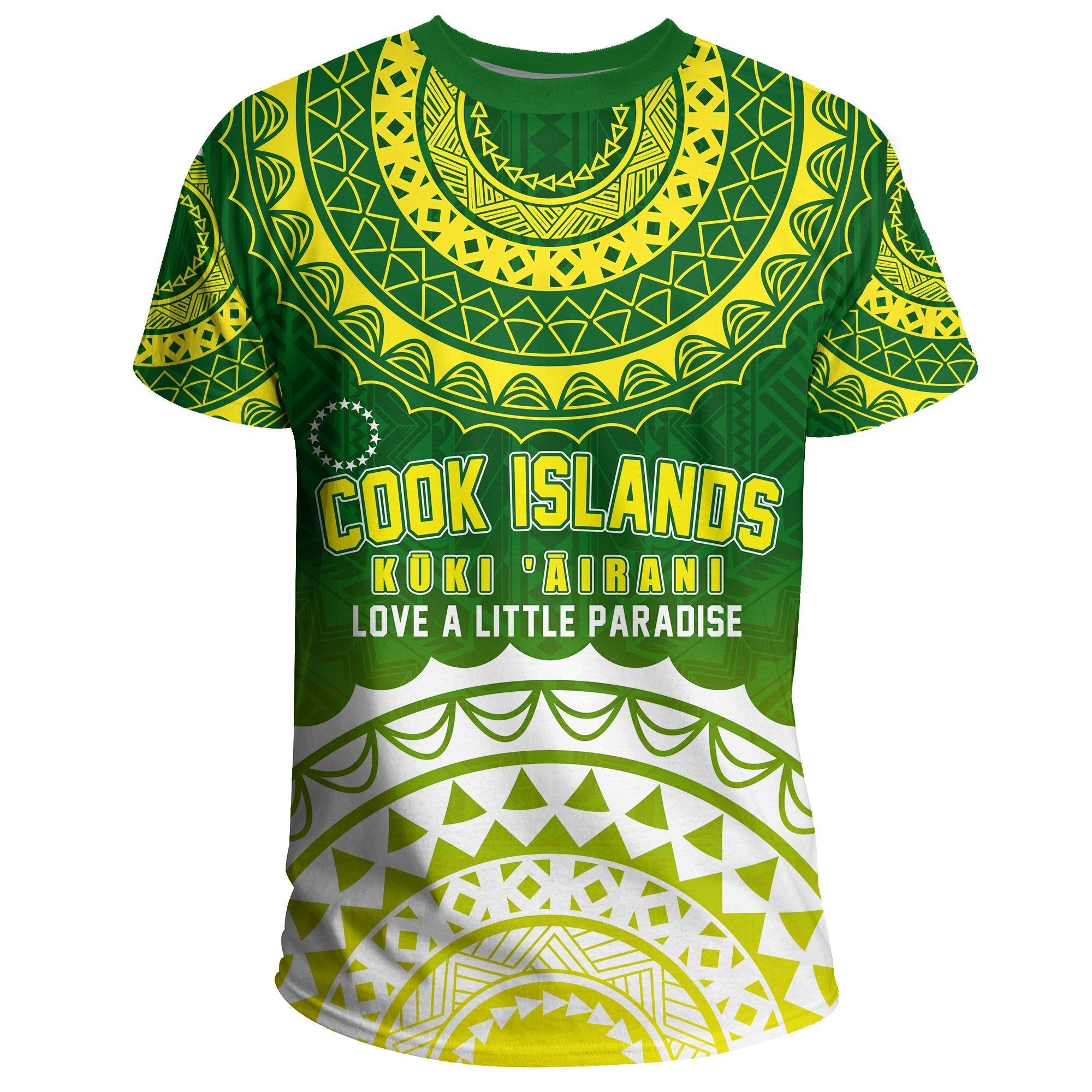 Cook Islands T shirt Love A Little Paradise - Vibe Hoodie Shop