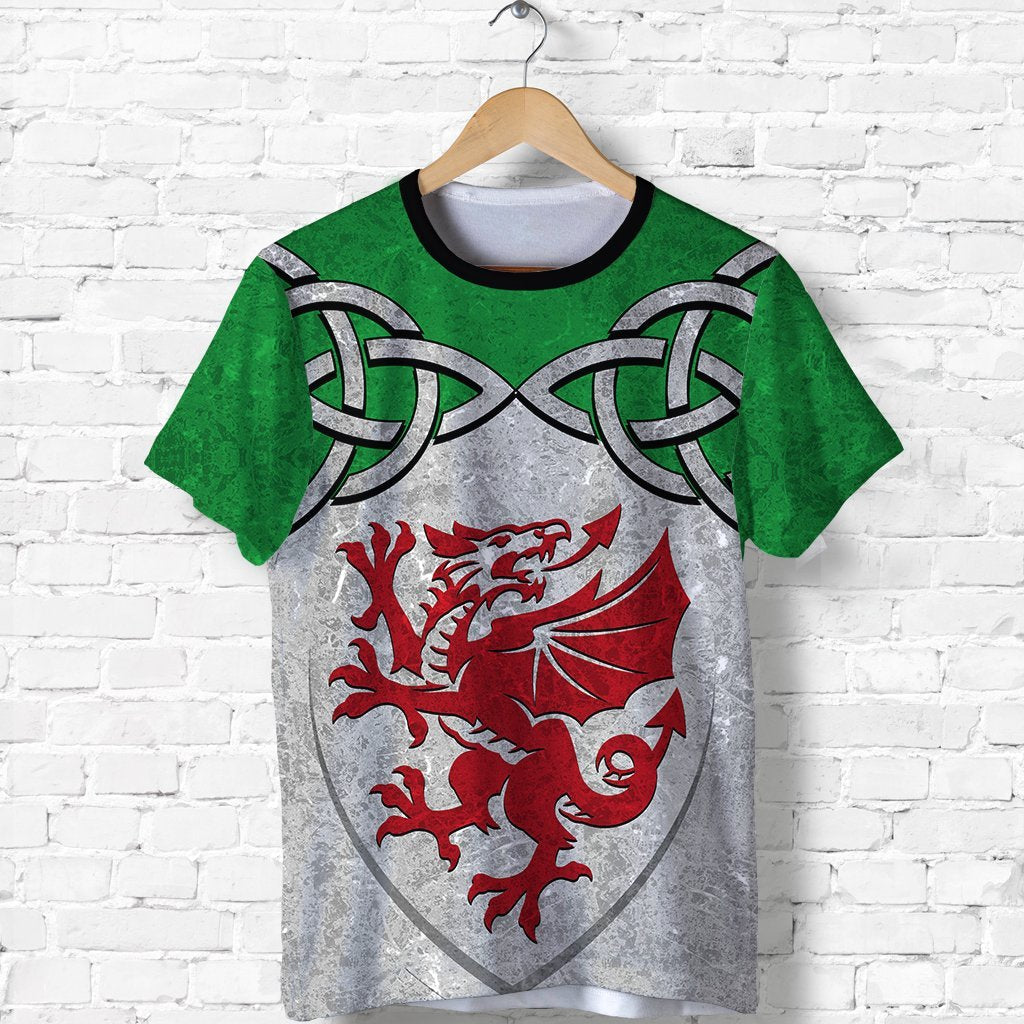 Wales Dragons Celtic Knot T shirt - Vibe Hoodie Shop