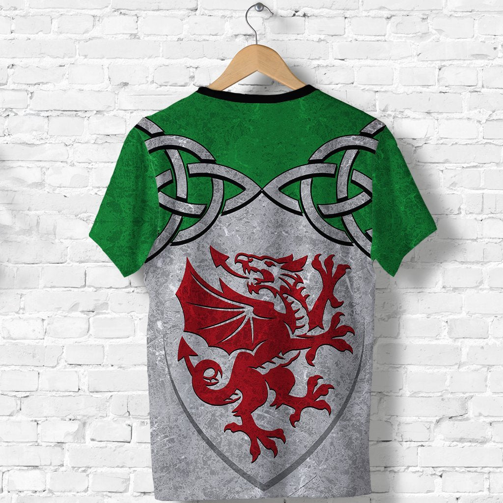 Wales Dragons Celtic Knot T shirt - Vibe Hoodie Shop