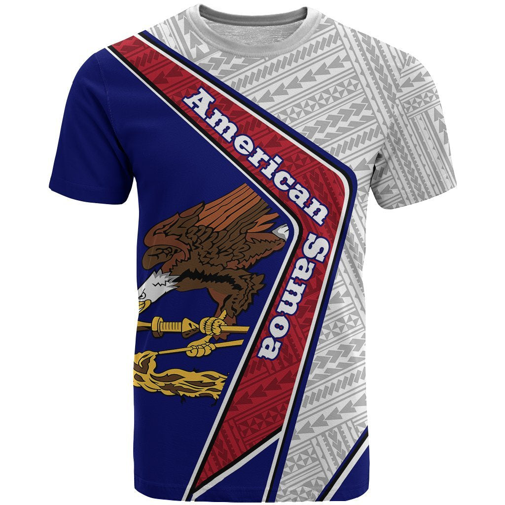 American Samoa T shirt - Polynesian Coat Of Arms - Vibe Hoodie Shop