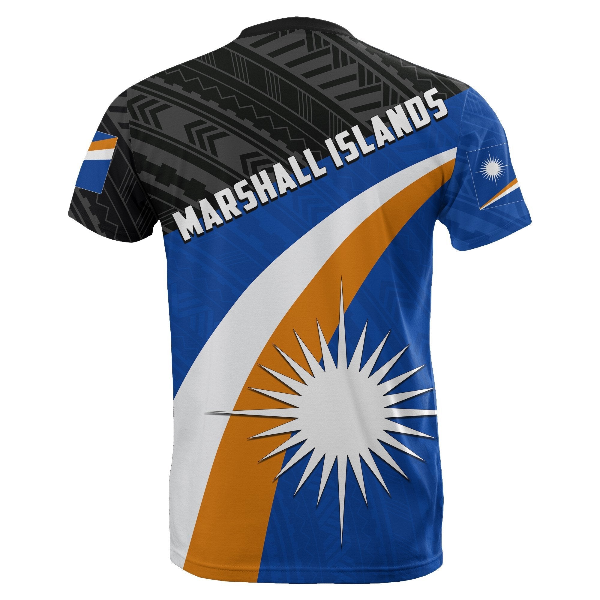 Marshall Islands T shirt Flag - Coat Of Arms - Vibe Hoodie Shop