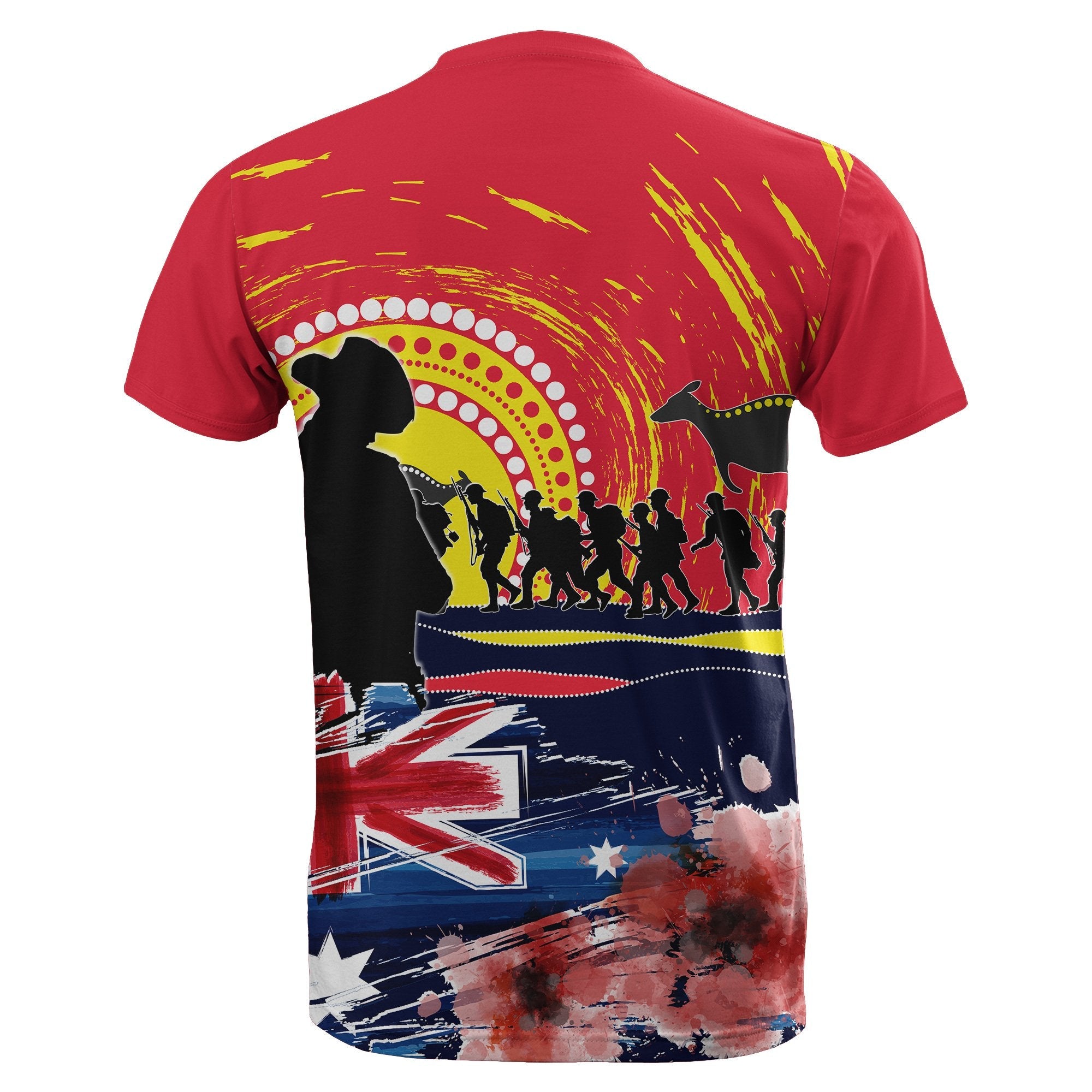 Australia T shirt ANZAC Day Lest We Forget No.2 - Vibe Hoodie Shop