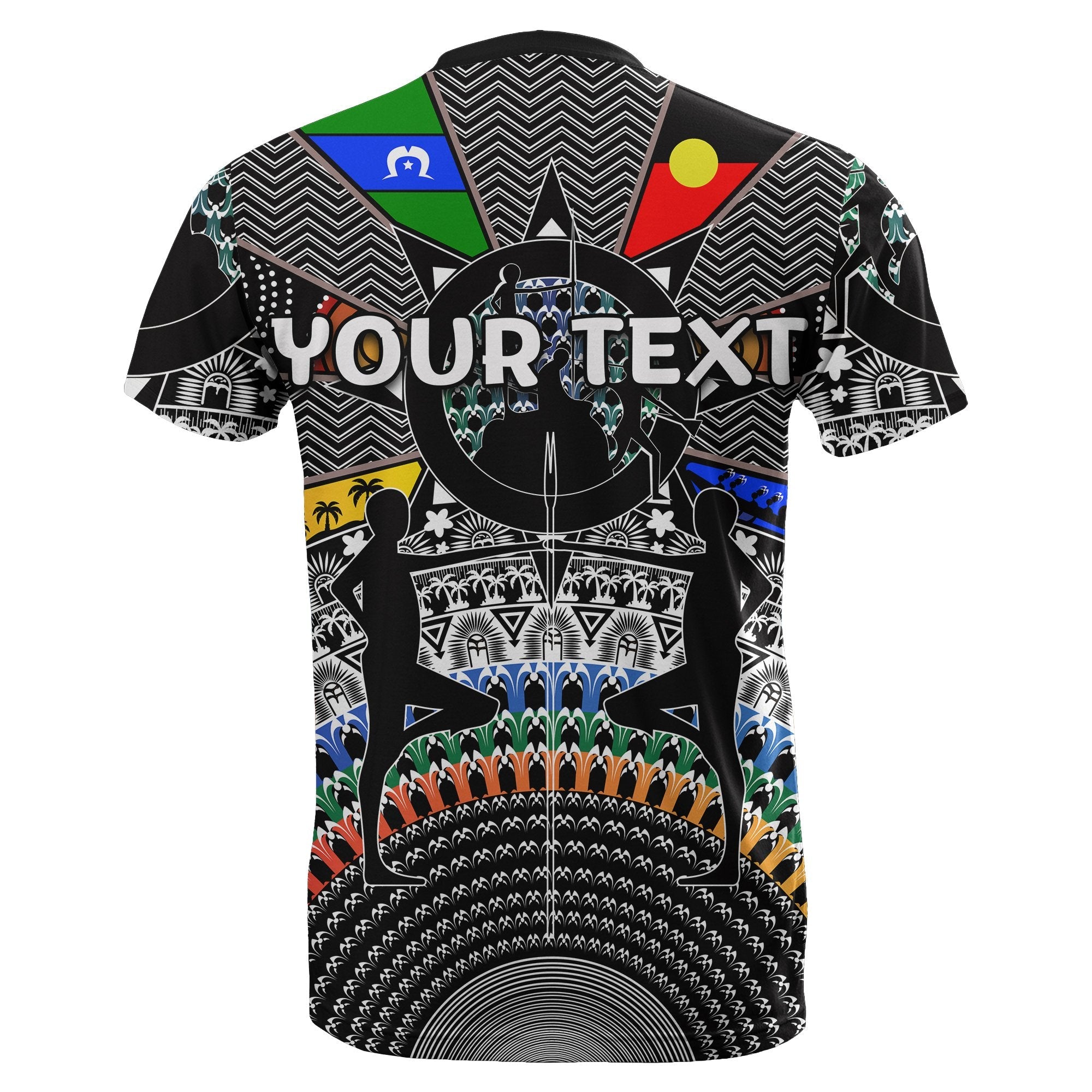 (Custom Personalised) NAIDOC Week T shirt Tribal Style - Vibe Hoodie Shop