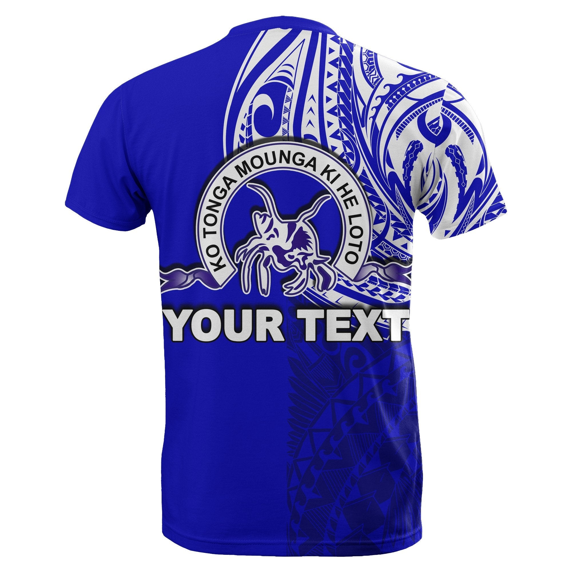 (Custom Personalised) Tonga Tupou College Toloa T shirt Half Polynesian Style - Vibe Hoodie Shop