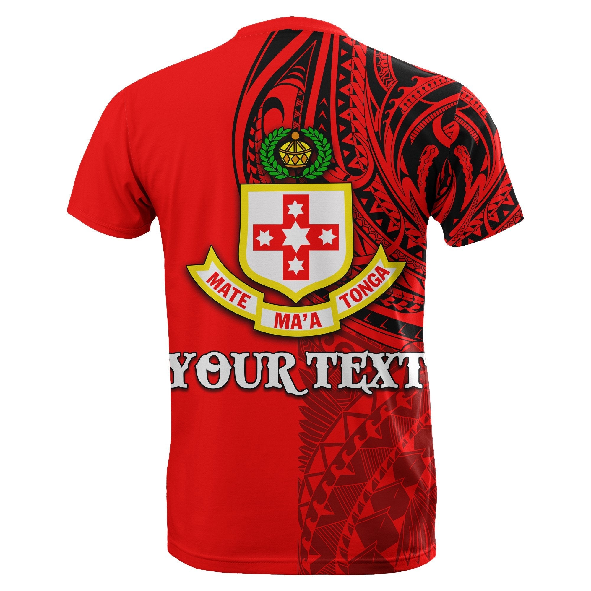 (Custom Personalised) Kolisi Tonga T shirt Half Polynesian Style - Vibe Hoodie Shop