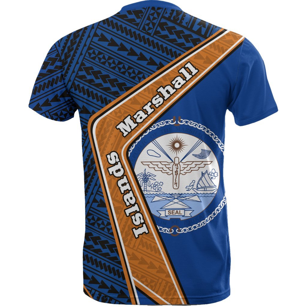 Marshall Islands T shirt - Polynesian Coat Of Arms - Vibe Hoodie Shop