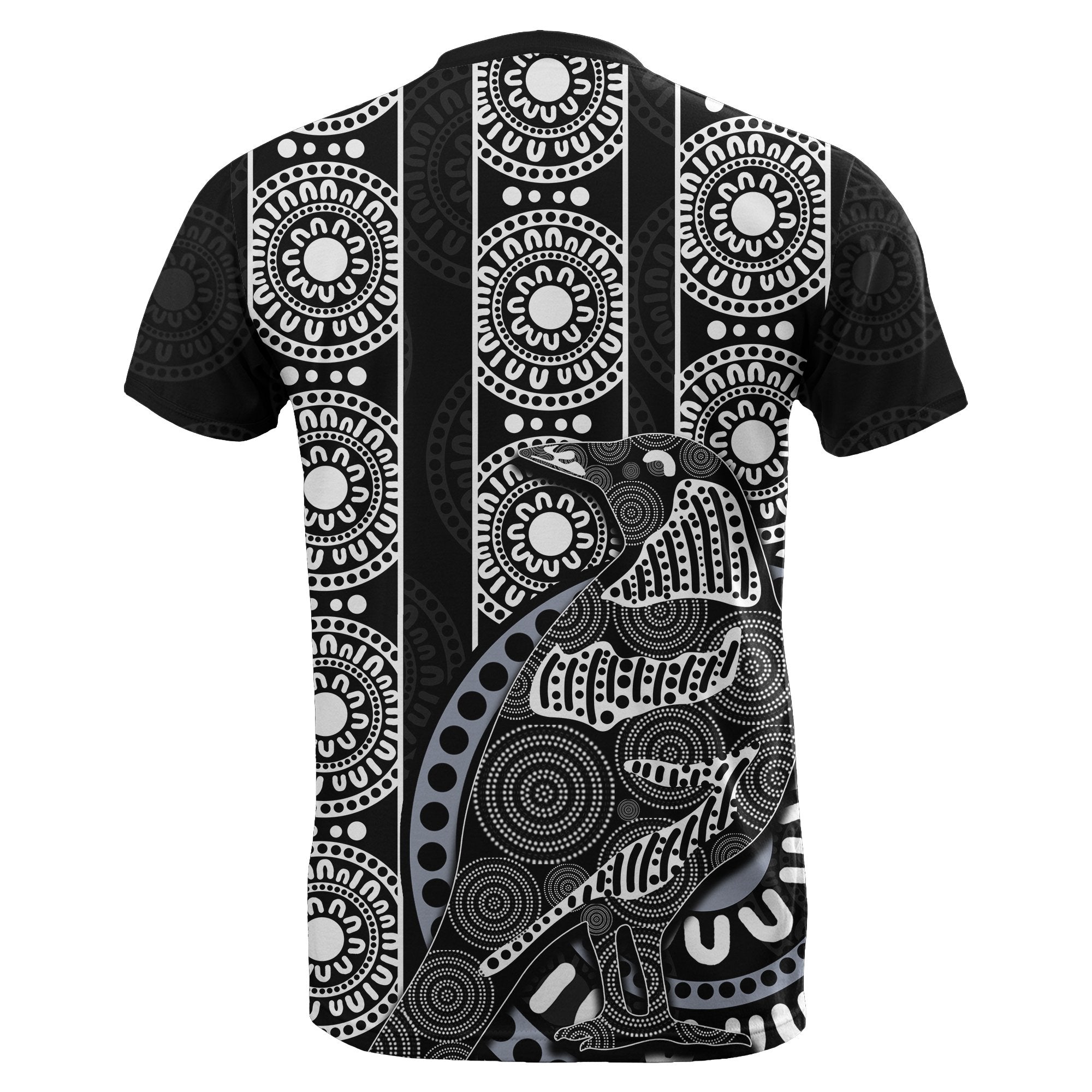 Magpies T shirt Aboriginal - Vibe Hoodie Shop