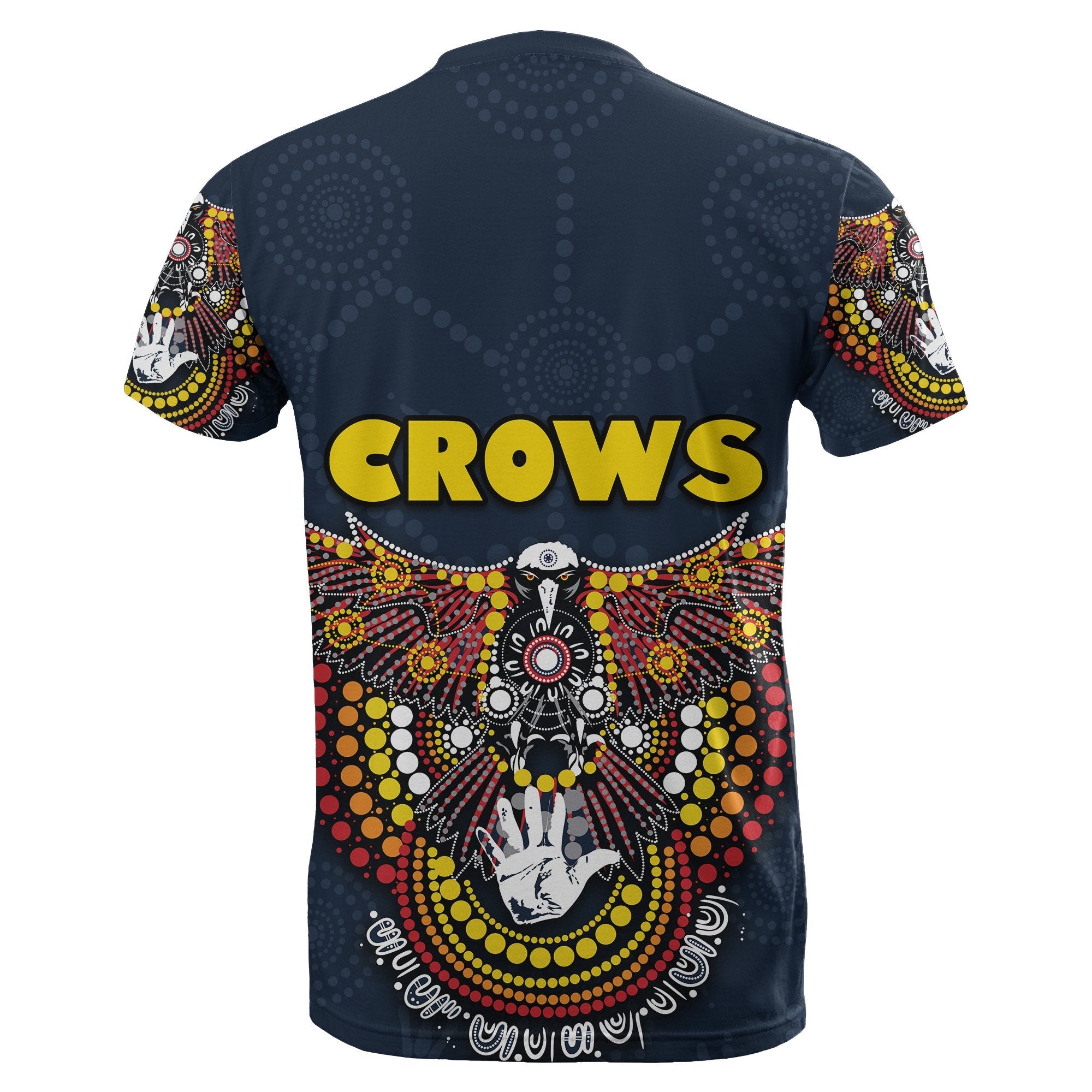 (Custom Personalised) Adelaide Aboriginal Crows T shirt - Vibe Hoodie Shop