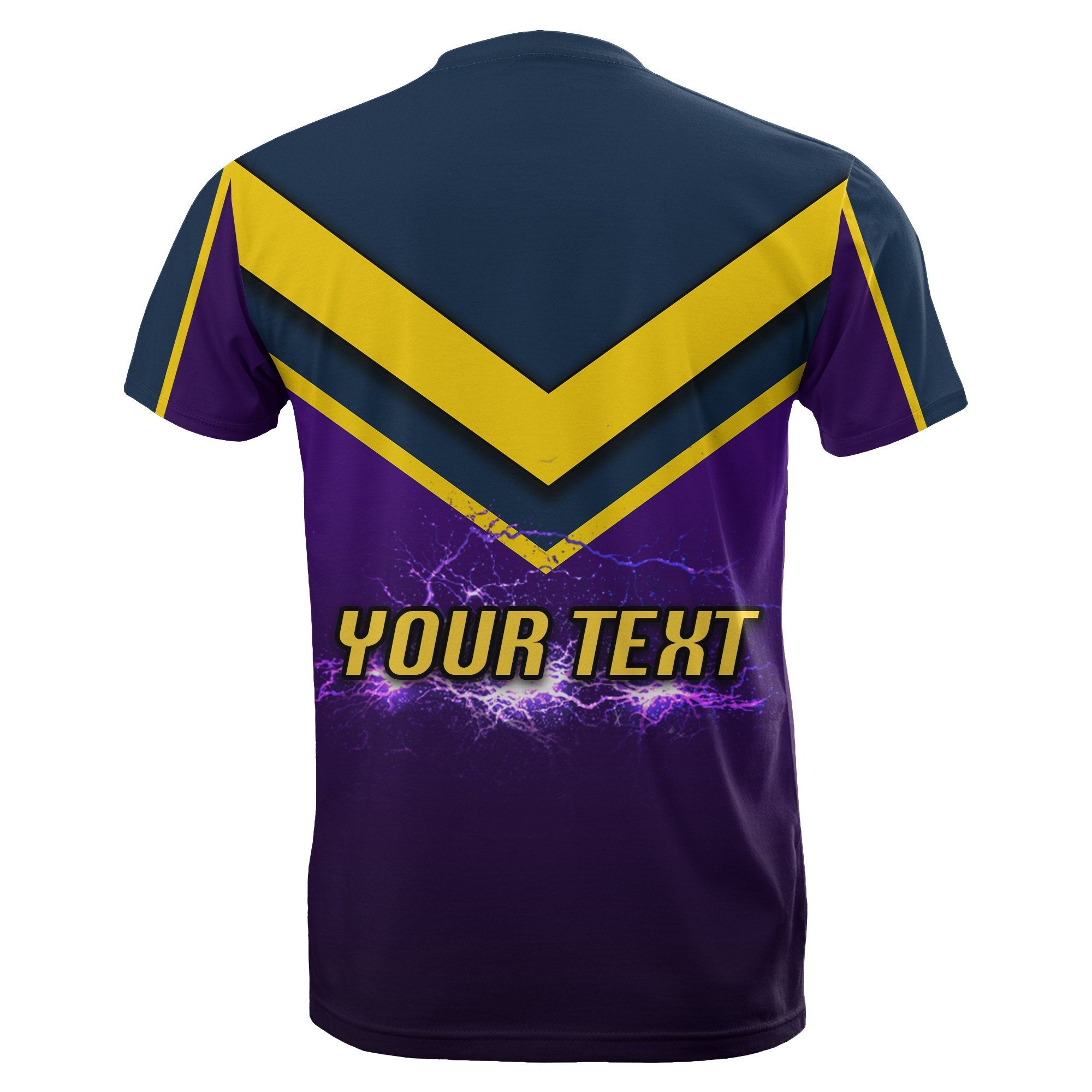 (Custom Personalised) Melbourne T shirt Thunder - Vibe Hoodie Shop