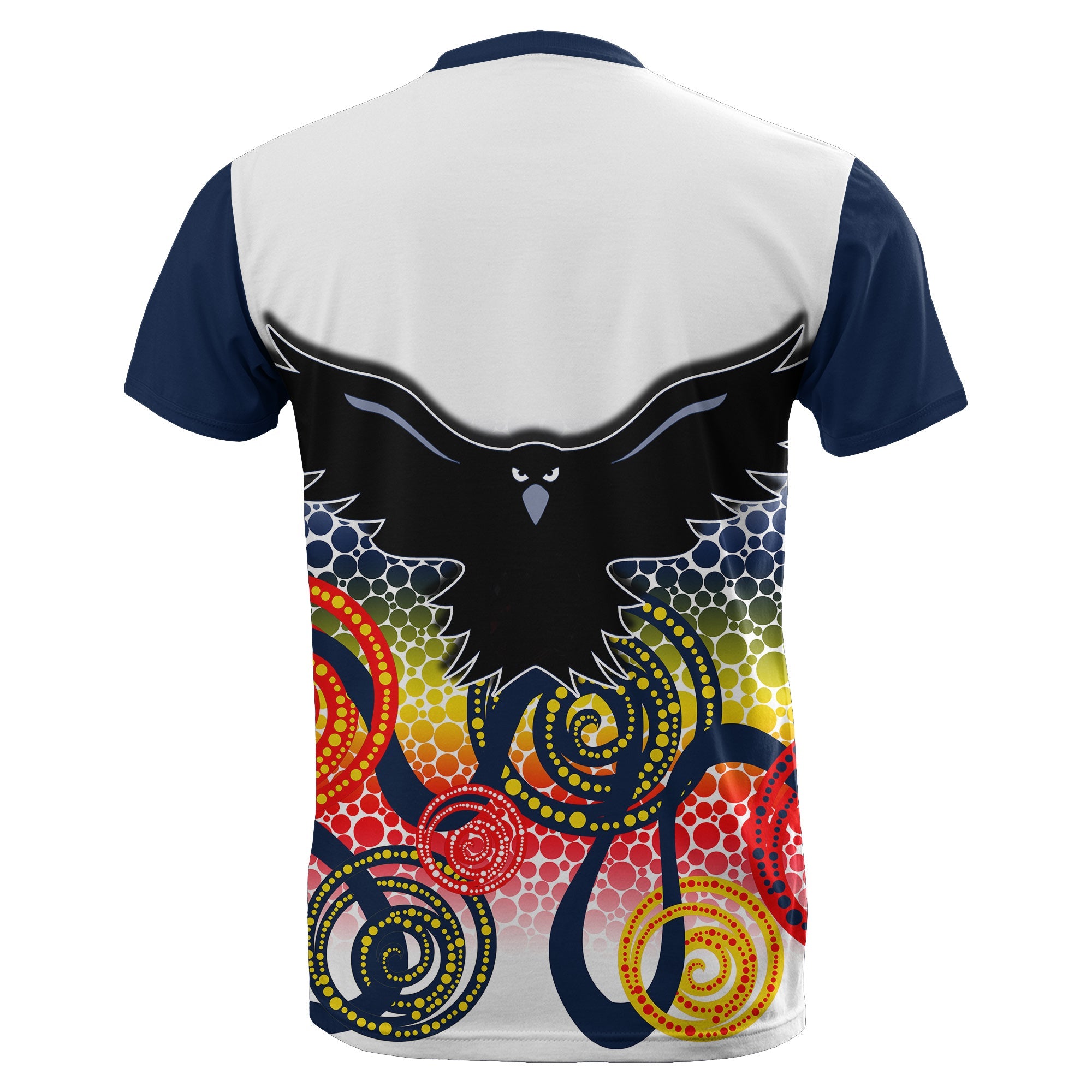 Adelaide Crows T shirt Indigenous White Color - Vibe Hoodie Shop