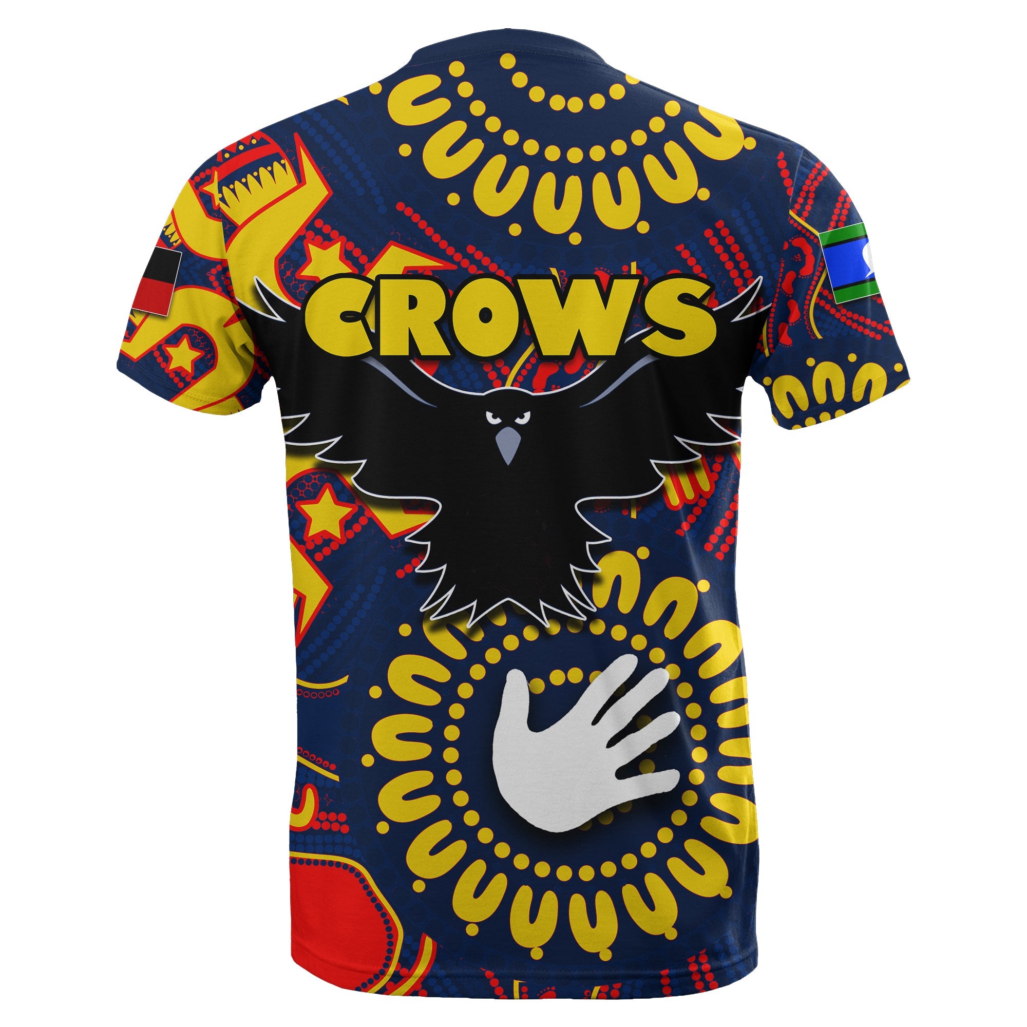 NAIDOC Adelaide Crows T shirt NAIDOC Patterns - Vibe Hoodie Shop