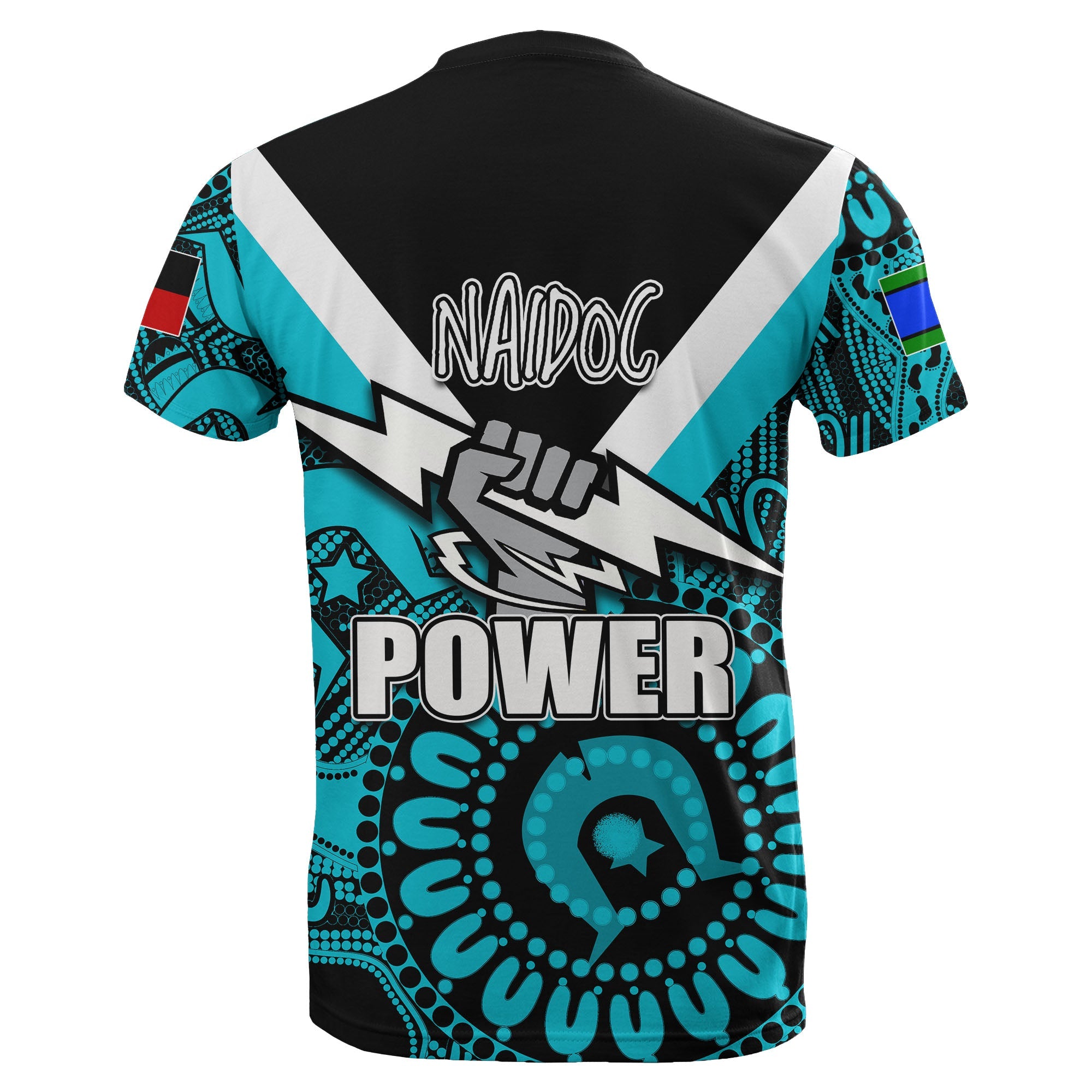 NAIDOC Port Adelaide T shirt NAIDOC Patterns - Vibe Hoodie Shop