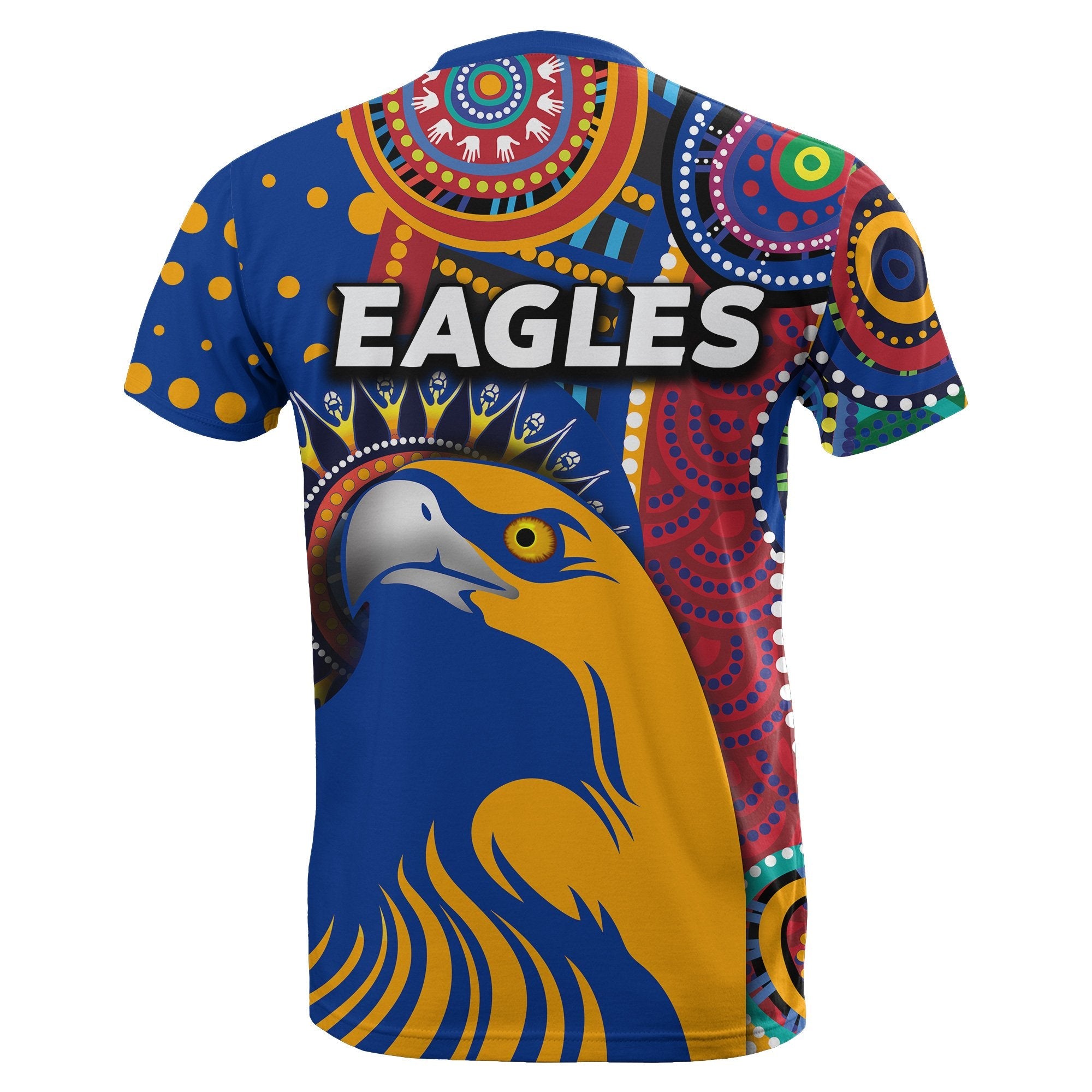 NAIDOC West Coast Eagles T shirt Indigenous Style - Vibe Hoodie Shop