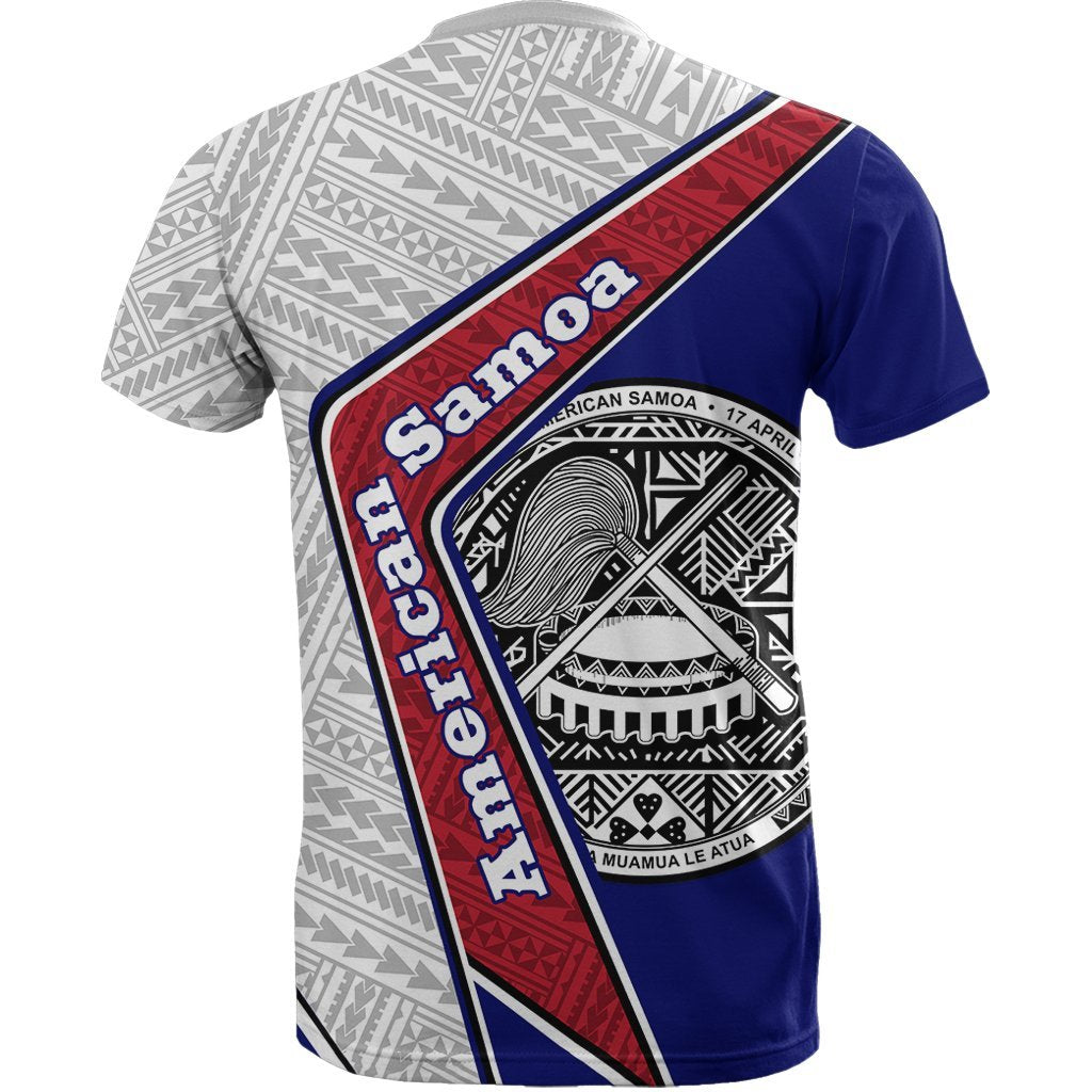 American Samoa T shirt - Polynesian Coat Of Arms - Vibe Hoodie Shop