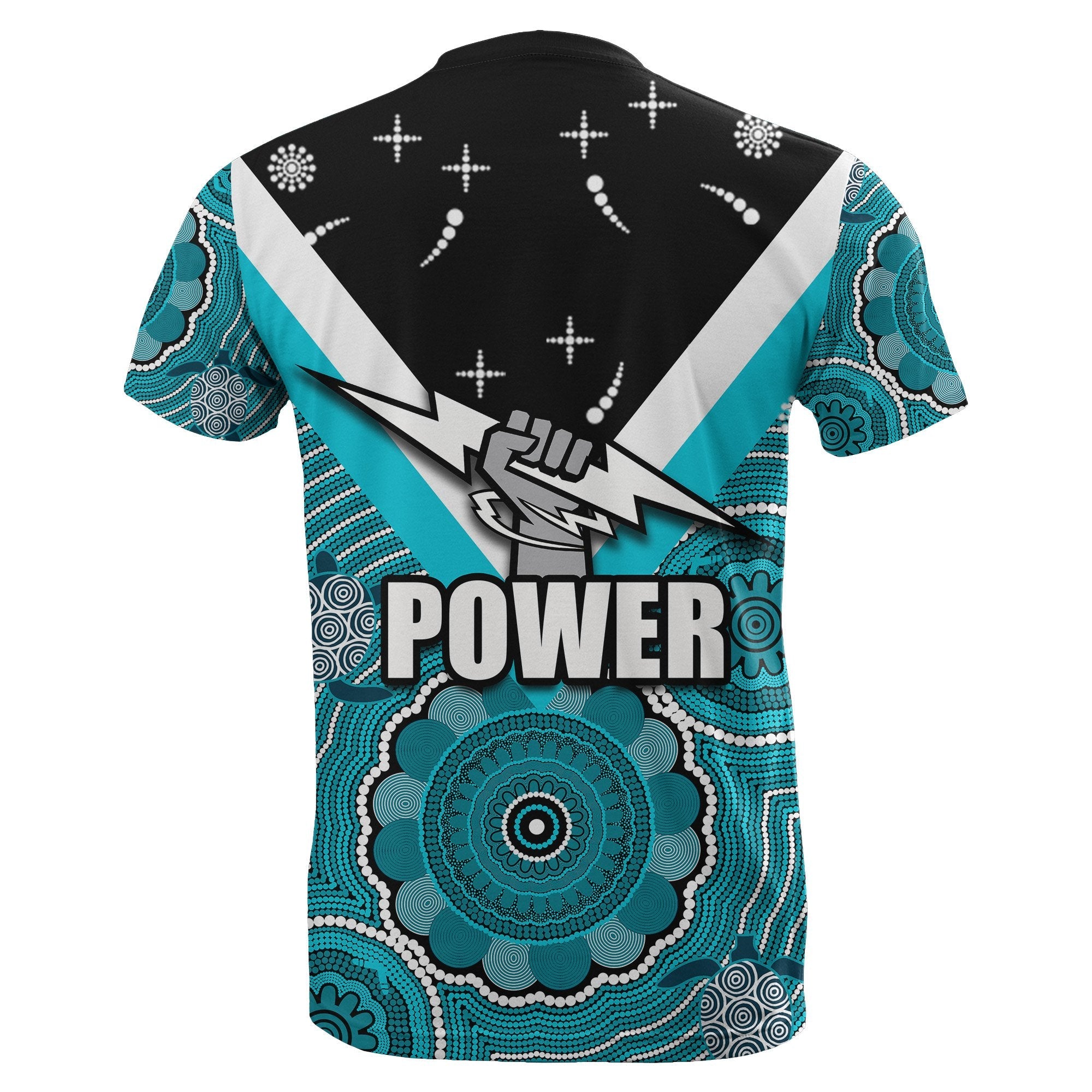 (Custom Personalised) Port Adelaide T shirt Power - Vibe Hoodie Shop