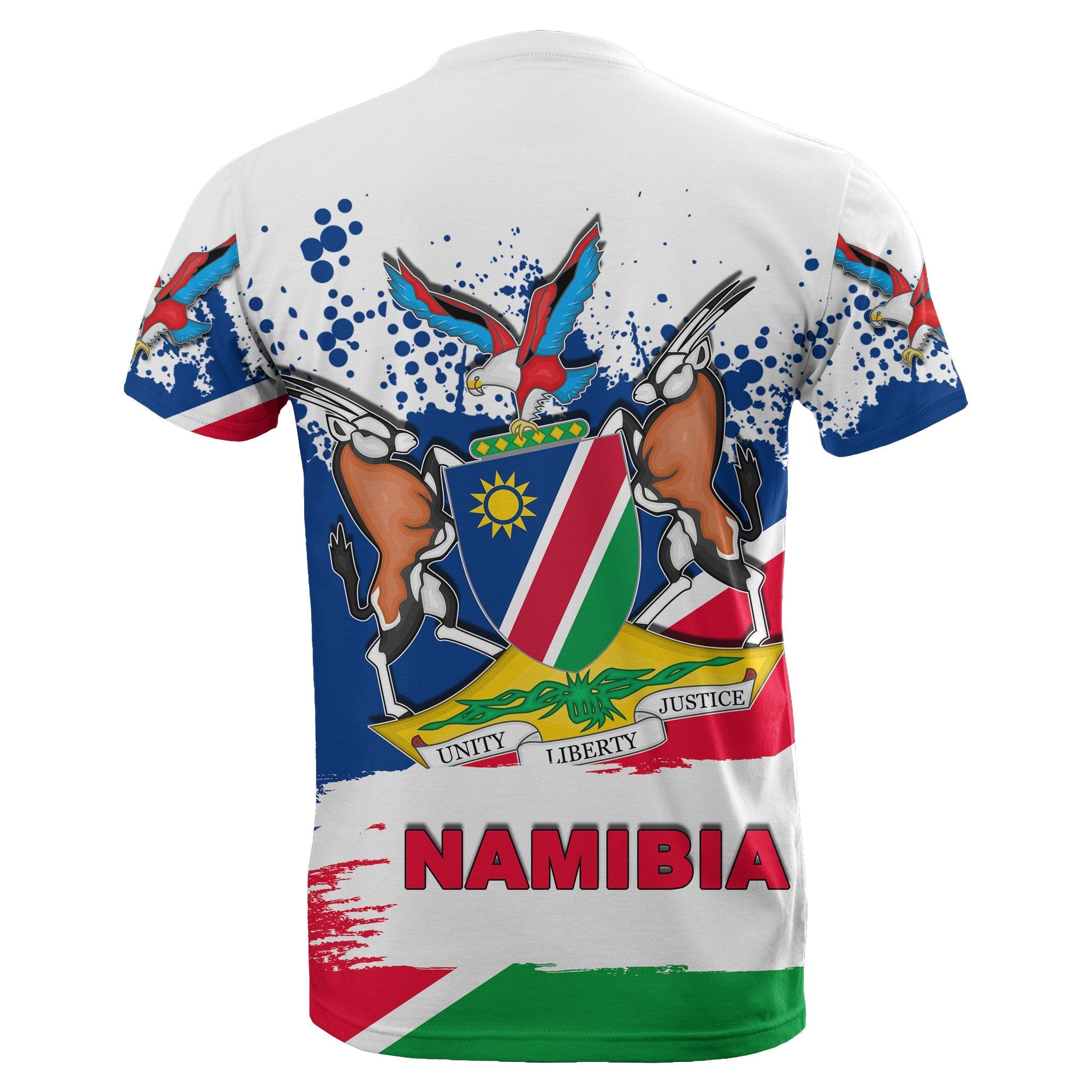 VibeHoodie Namibia T shirt Special Flag Style - Vibe Hoodie Shop