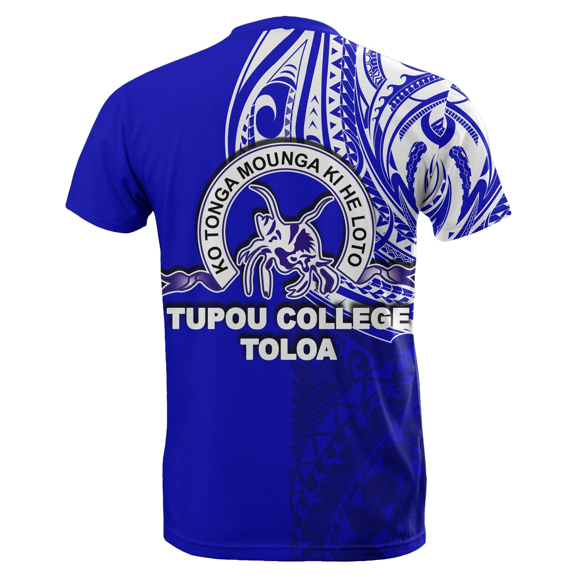 Tonga Tupou College Toloa T shirt Half Polynesian Style - Vibe Hoodie Shop