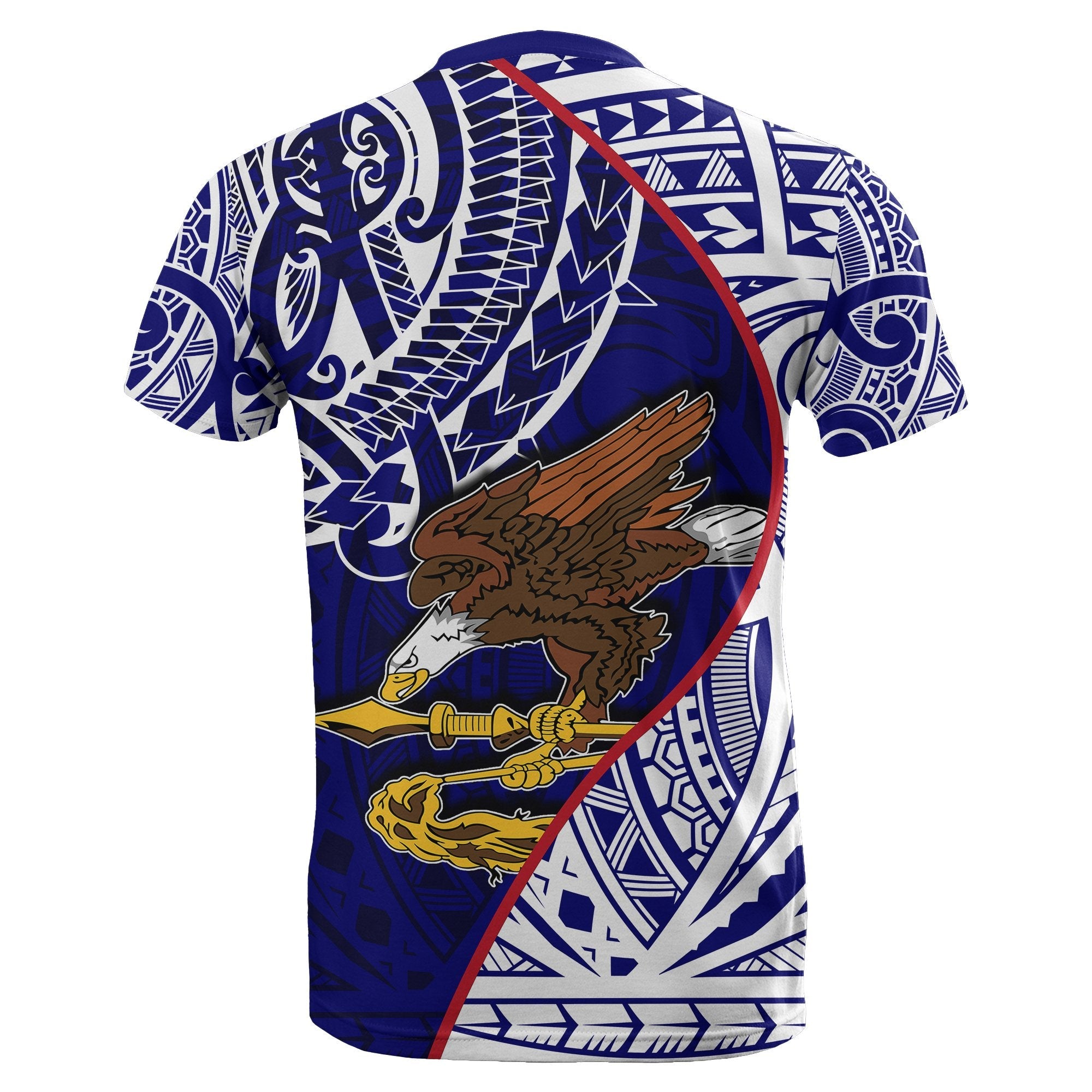 American Samoa Eagles In Heart T shirt - Vibe Hoodie Shop